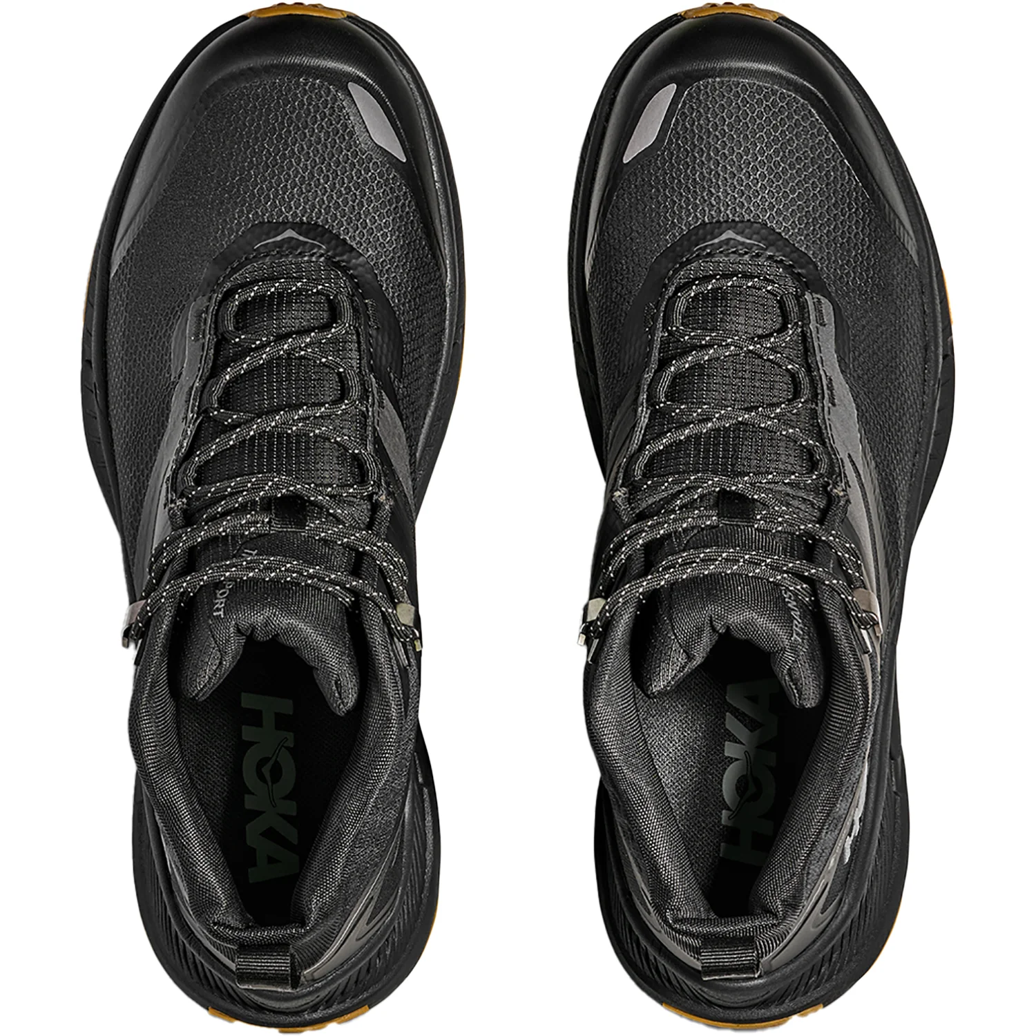 Hoka Transport Hike GTX Men's Athletic Shoes Black/Black - Image 2