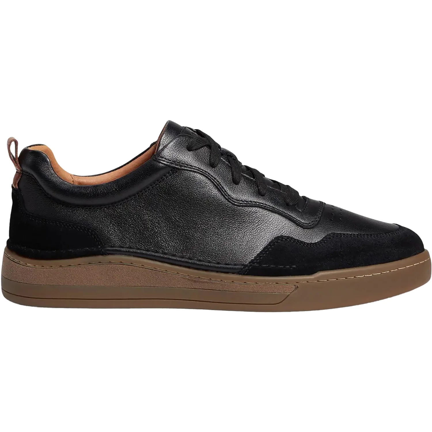 Josef Seibel Cleve 01 Men's Lace Up Shoes Black Leather/Suede Combi