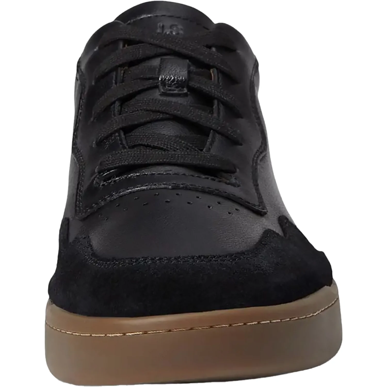 Josef Seibel Cleve 01 Men's Lace Up Shoes Black Leather/Suede Combi - Image 6