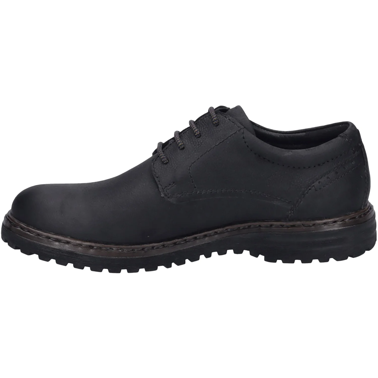 Josef Seibel Errol 50 Waterproof Men's Waterproof Shoes Black Oiled Leather - Image 3
