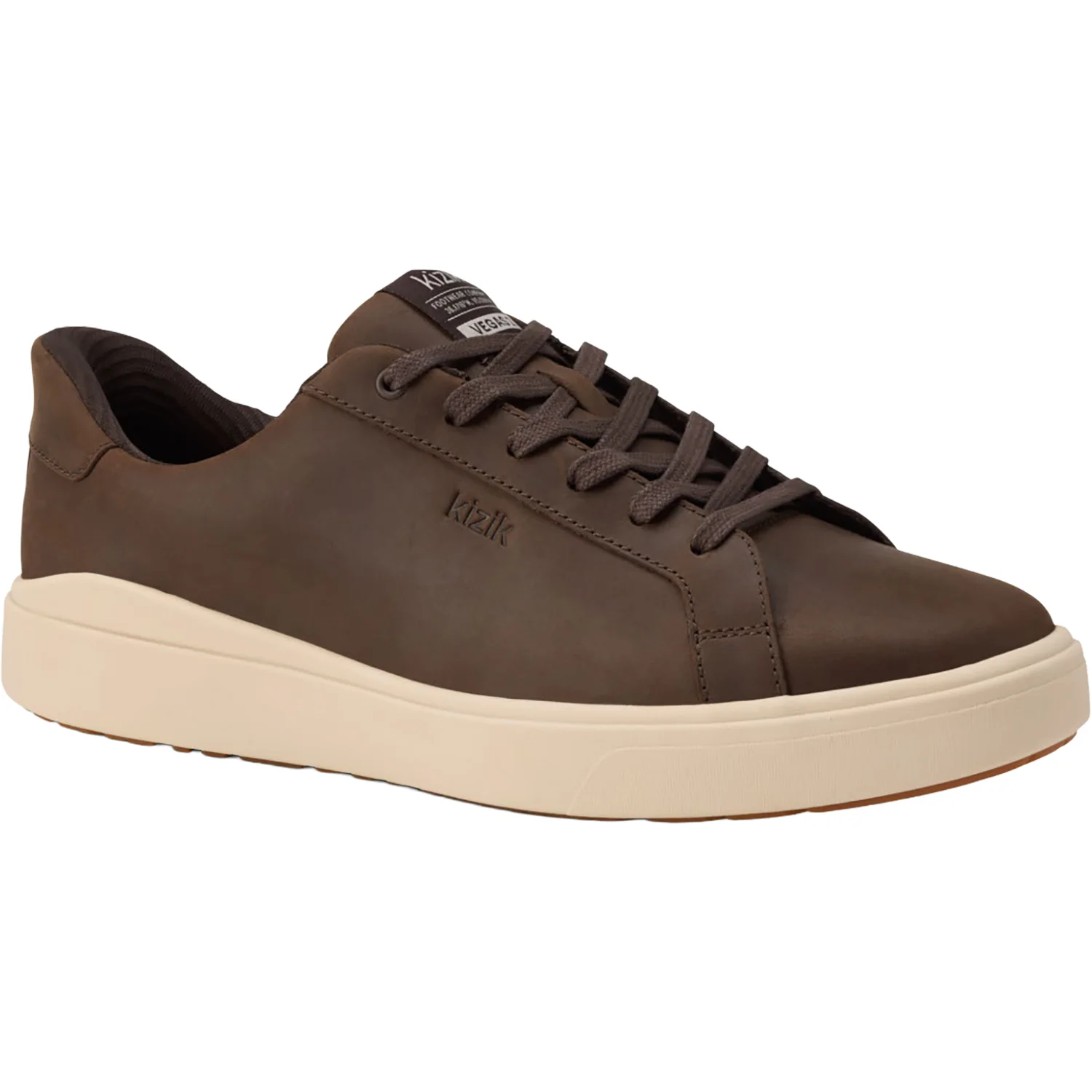 KIZIK Vegas 2 Men's Lace Up Shoes Mole/Whitecap - Image 5