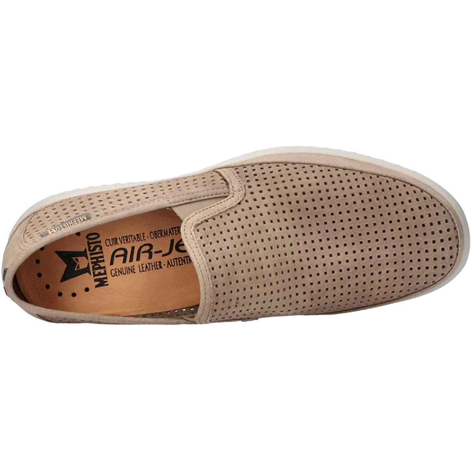Mephisto Tiago Men's Slip Ons Sand Sport Buck - Image 2
