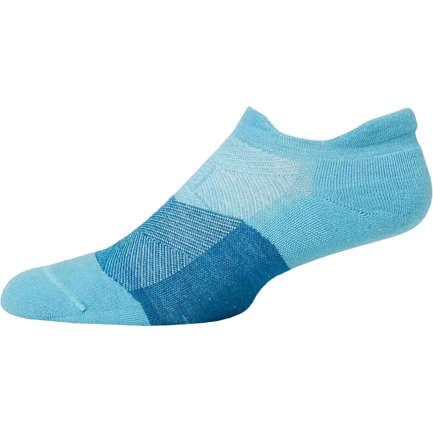 Feetures Merino 10 Max Cushion No Show Tab Men's Socks Athletic Shoes Tahoe Blue