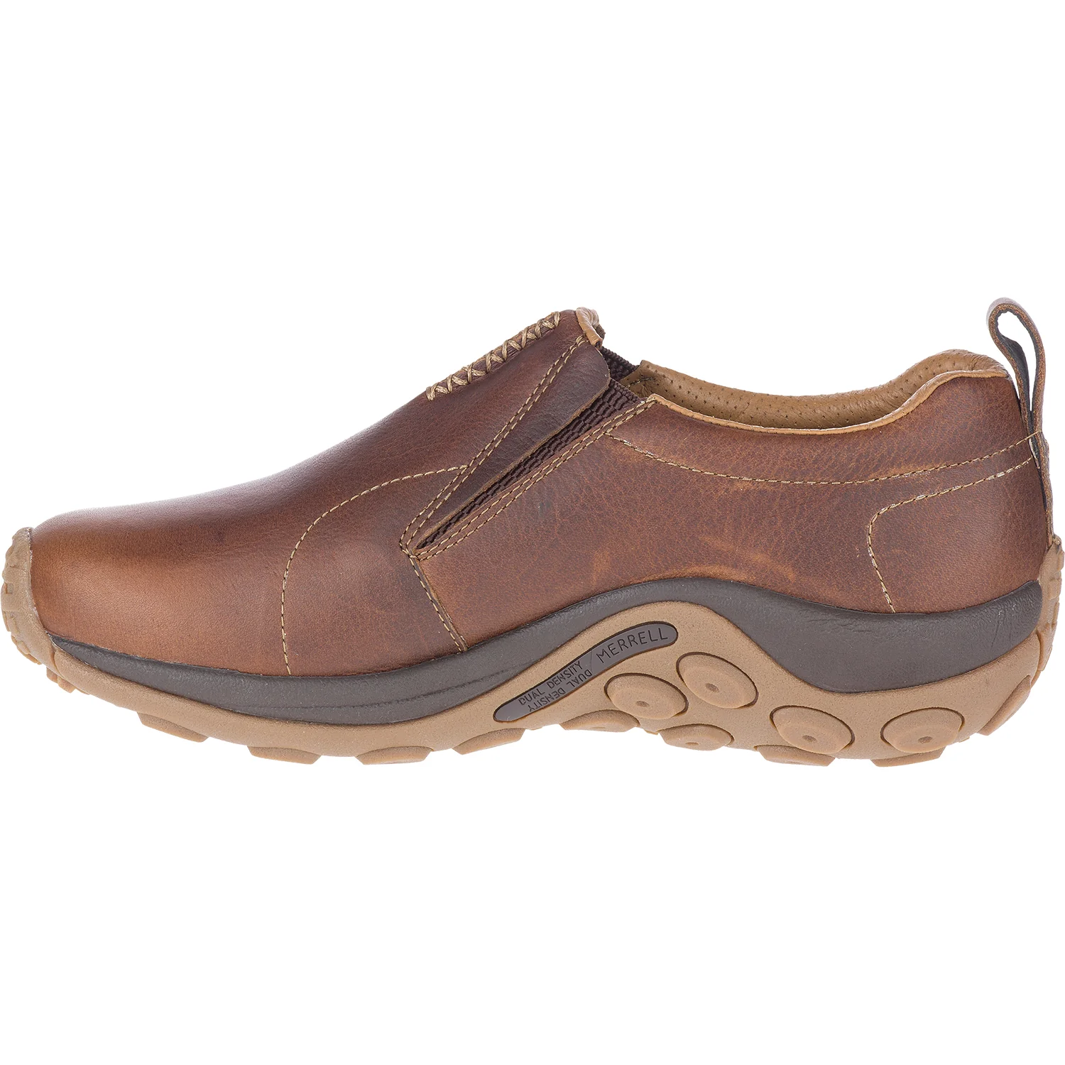 Merrell Jungle Moc Crafted Men's Slip On Shoes Peanut Leather - Image 3