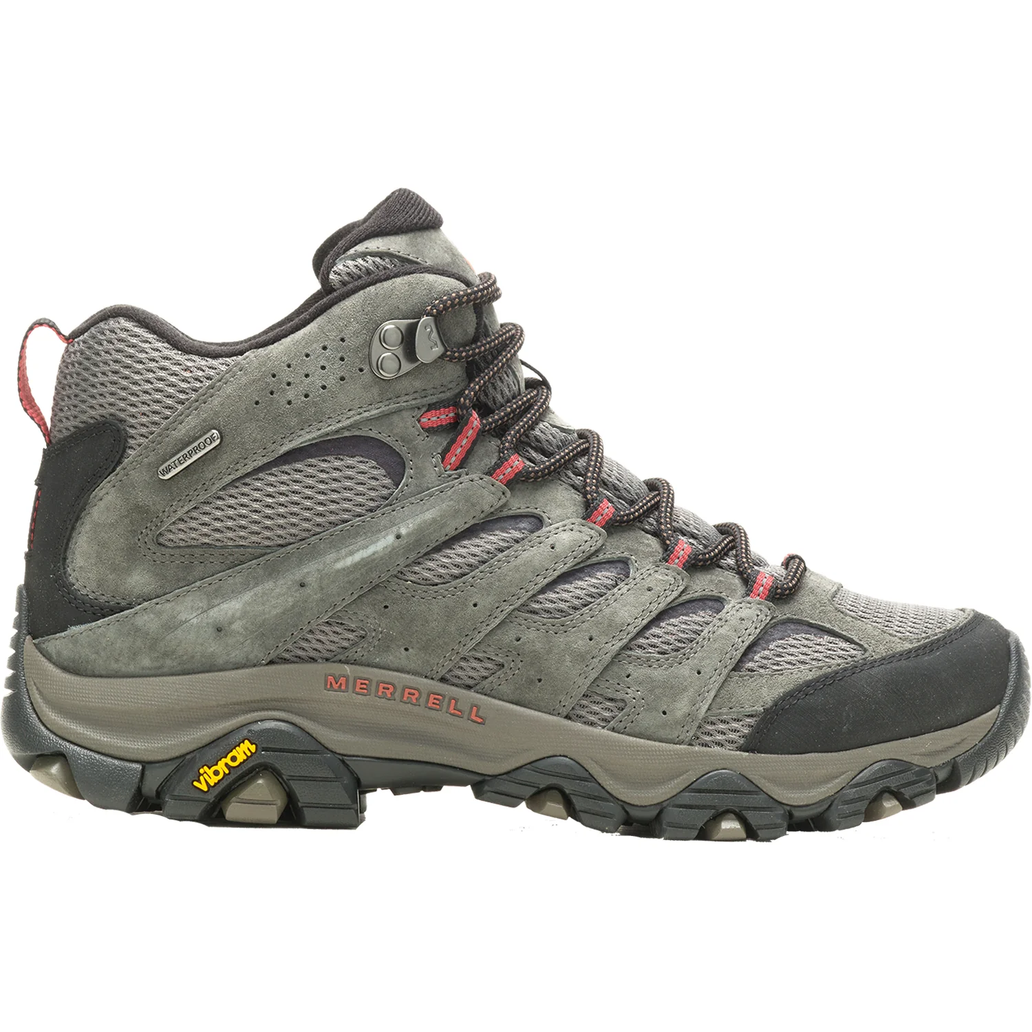 Merrell Moab 3 Mid Waterproof Men's Waterproof Hiking Boots Beluga Suede/Mesh