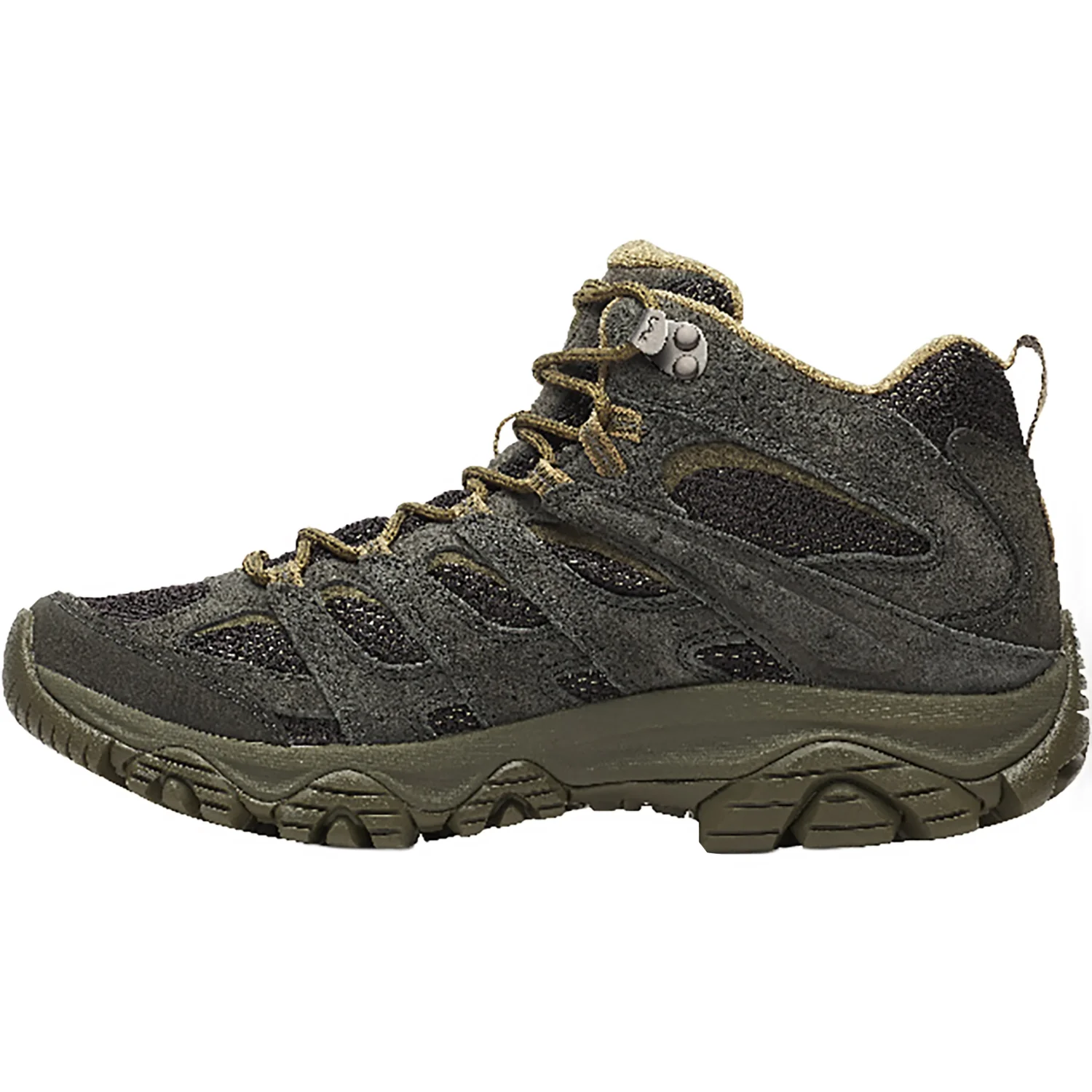 Merrell Moab 3 Mid Waterproof Men's Athletic Shoes Hiking Trail Black/Beluga - Image 3