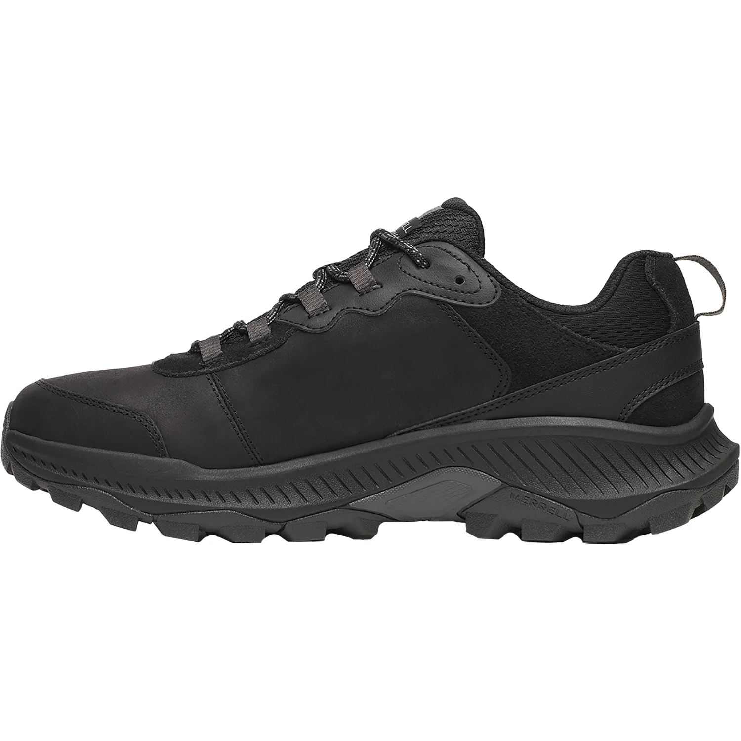 Merrell Speed Strike 2 Slip-Resistant Men's Athletic Shoes Trail/Hiking Black Leather - Image 3