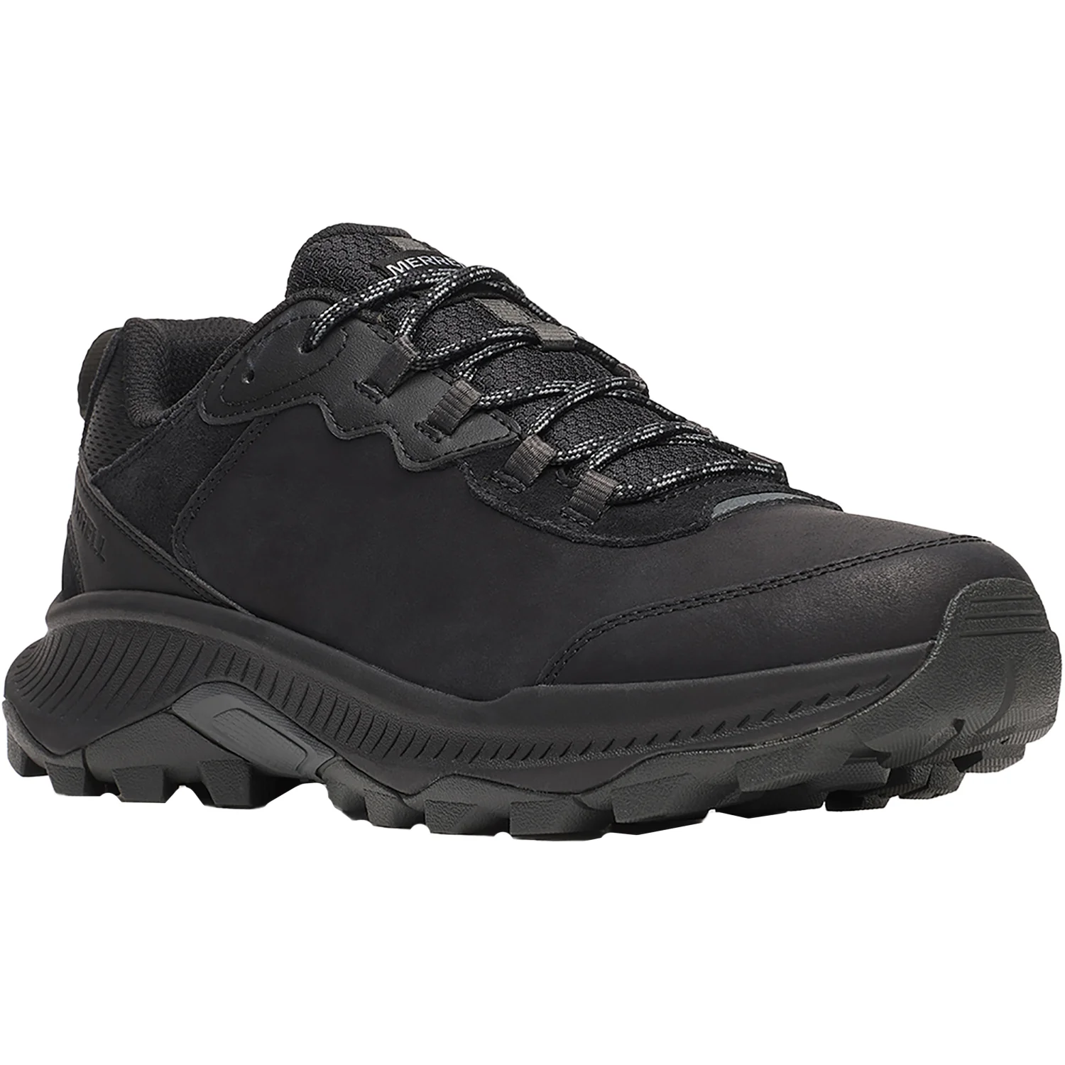 Merrell Speed Strike 2 Slip-Resistant Men's Athletic Shoes Trail/Hiking Black Leather - Image 5