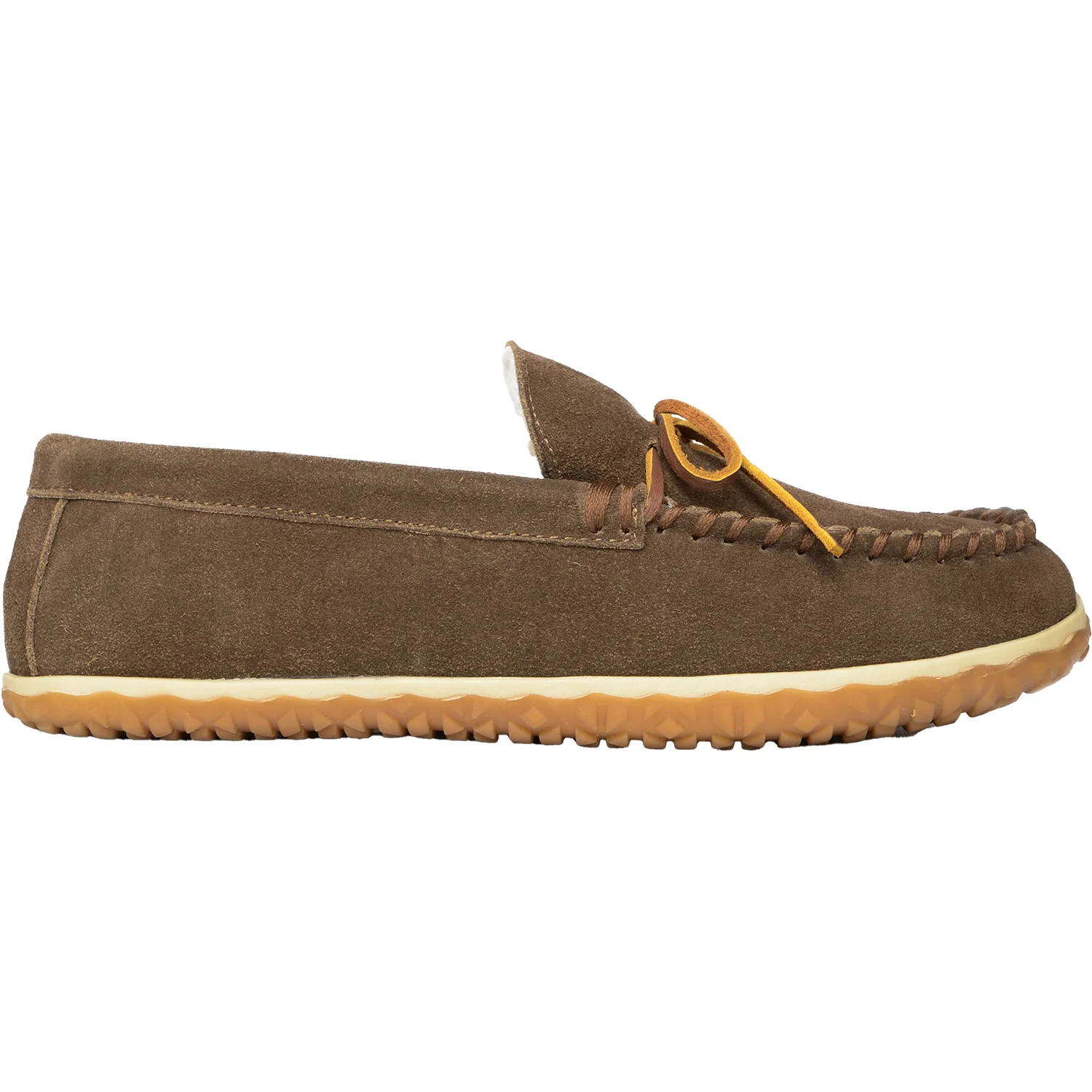 Minnetonka Tomm Men's Slippers Autumn Brown W/R Suede