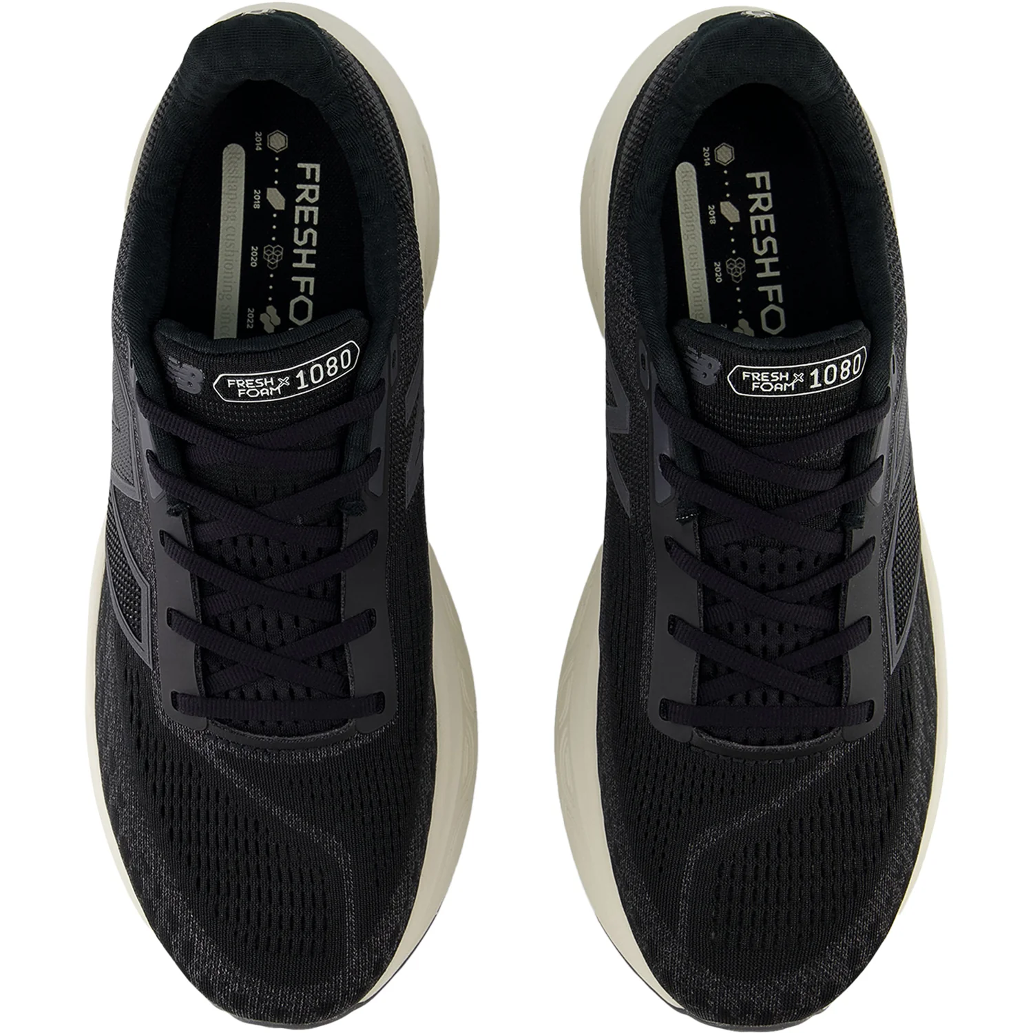 New Balance Fresh Foam X 1080B14 Men's Running Shoes Black/Magnet/Linen Mesh - Image 2