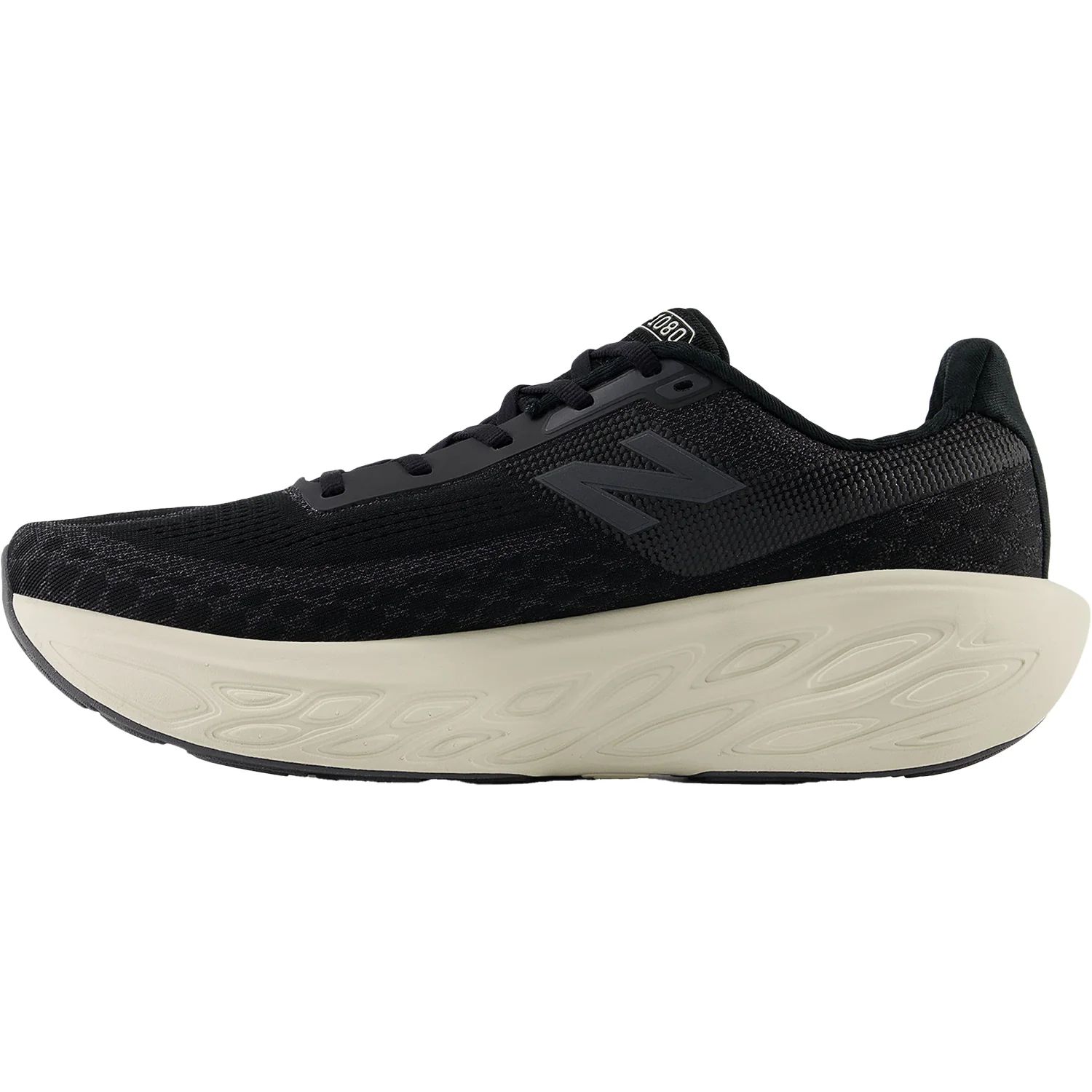 New Balance Fresh Foam X 1080B14 Men's Running Shoes Black/Magnet/Linen Mesh - Image 3