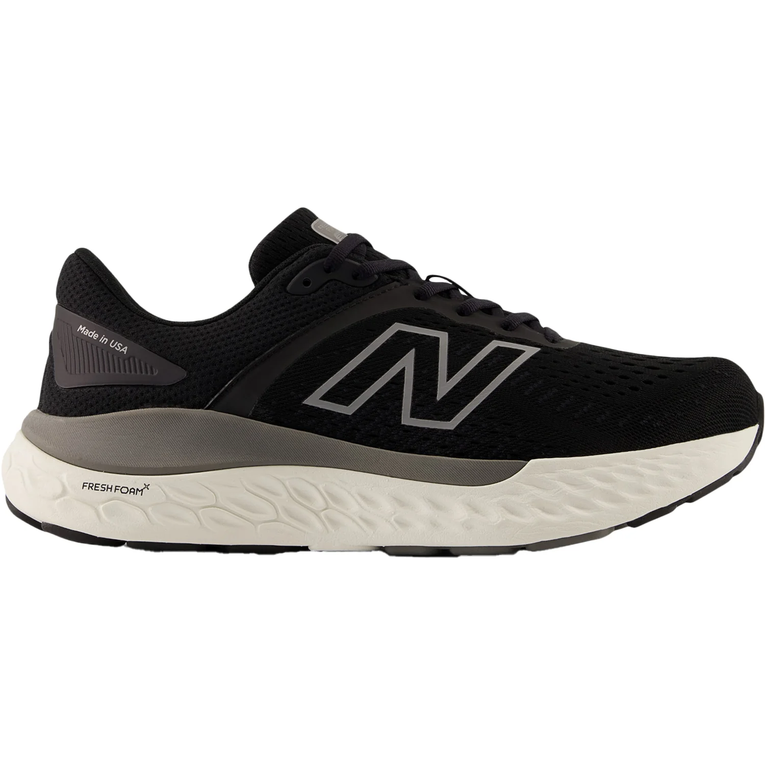 New Balance Fresh Foam X M1540BK4 - Made in USA (Stability Support) Men's Running Shoes Black/White Mesh
