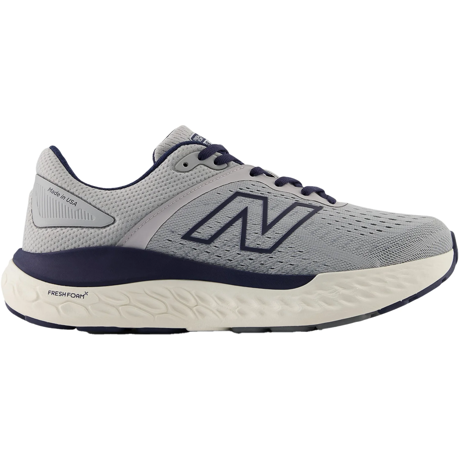 New Balance Fresh Foam X M1540GR4 - Made in USA (Stability Support) Men's Running Shoes Quartz Grey/Navy Mesh