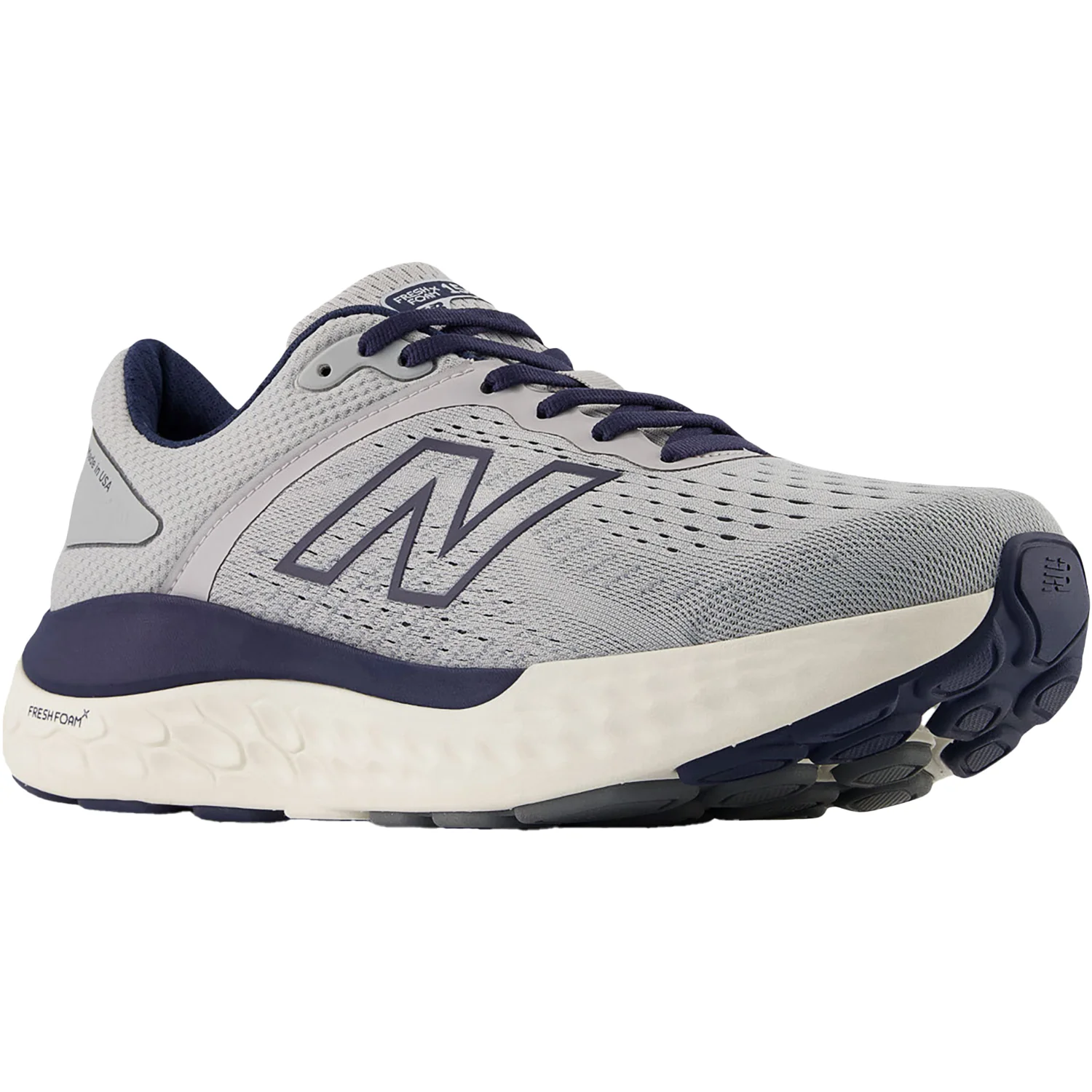 New Balance Fresh Foam X M1540GR4 - Made in USA (Stability Support) Men's Running Shoes Quartz Grey/Navy Mesh - Image 5