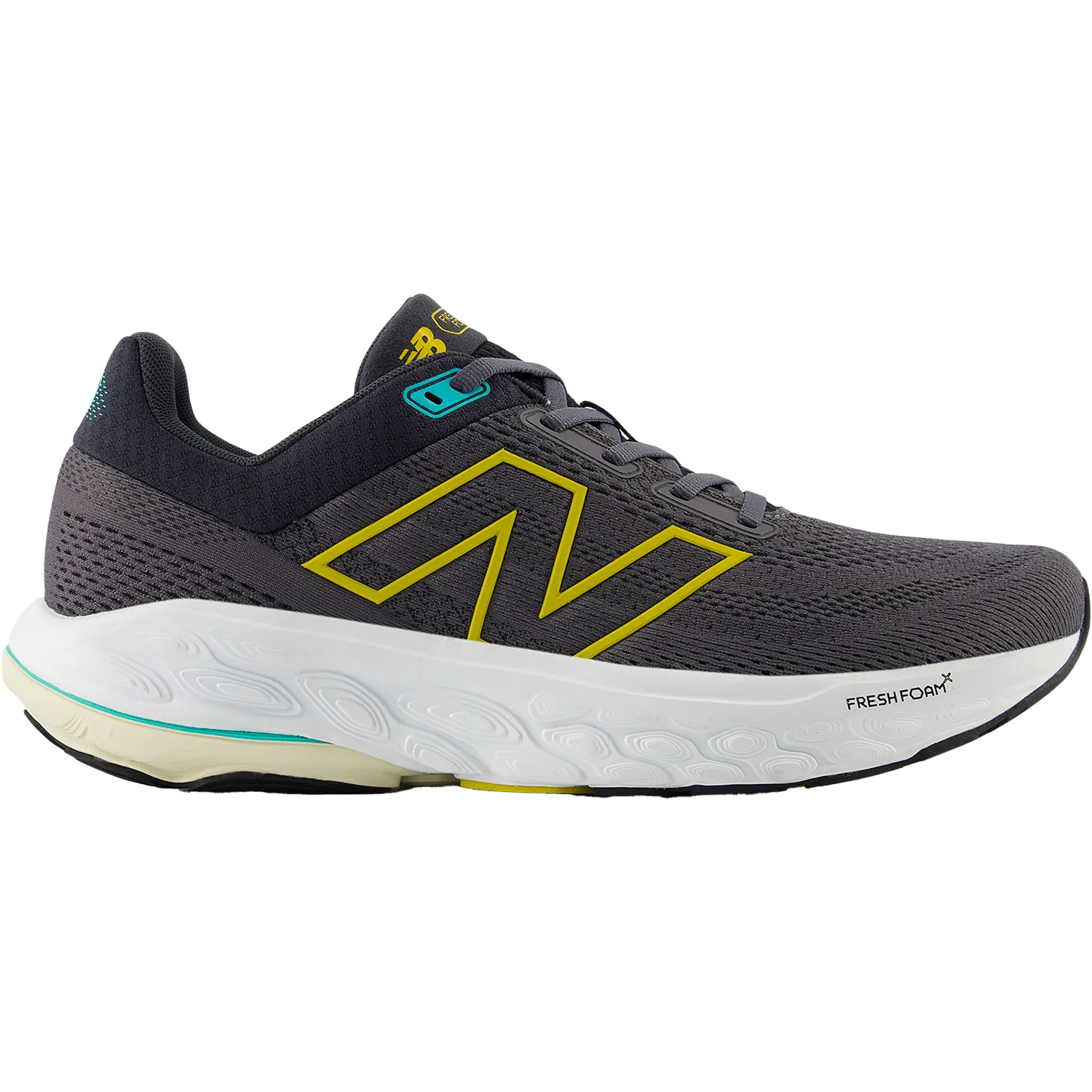 New Balance Fresh Foam X M860A14 (Stability Support) Men's Athletic Shoes Magnet/Ginger Lemon/Cyber Jade Mesh