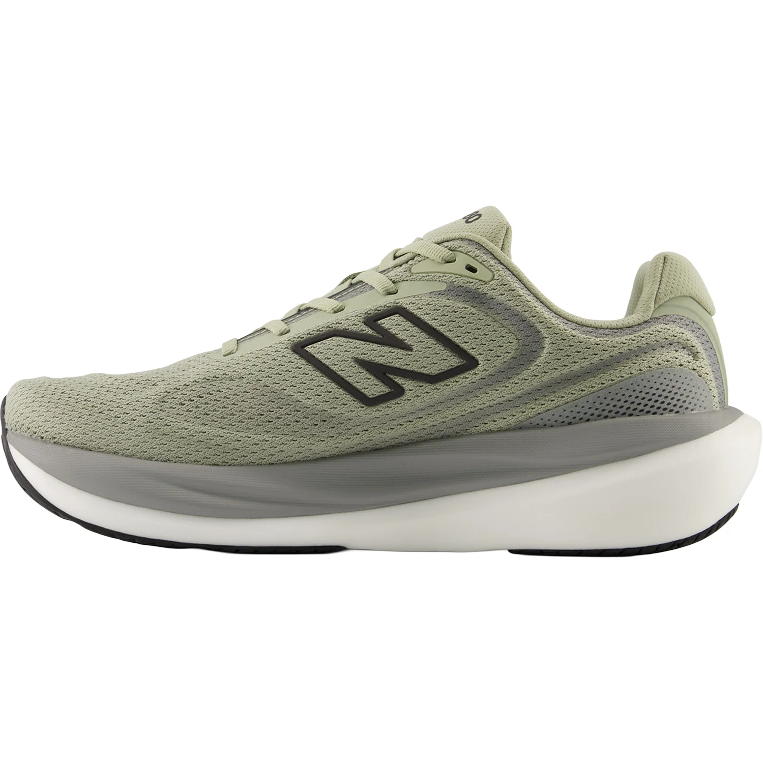 New Balance 1080v15 (Neutral Support) Men's Athletic Shoes Olivine/Faded Black - Image 3