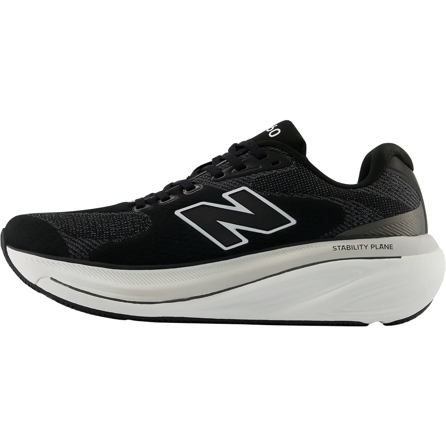 New Balance Fresh Foam X 860v15 (Stability Support) Men's Athletic Shoes Black/White - Image 3