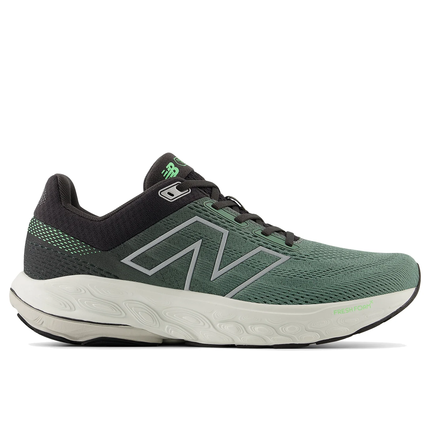 New Balance M860U14 (Stability Support) Men's Athletic Shoes Sneakers Dark Juniper/Black Cement/Grey Matter