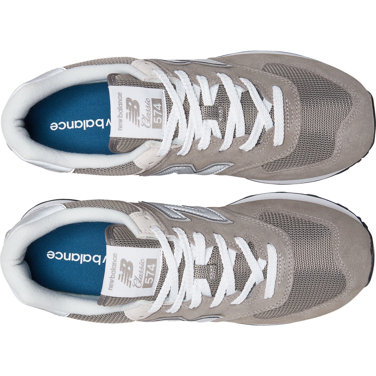 New Balance ML574EVG Men's Lifestyle Shoes Grey Suede - Image 2