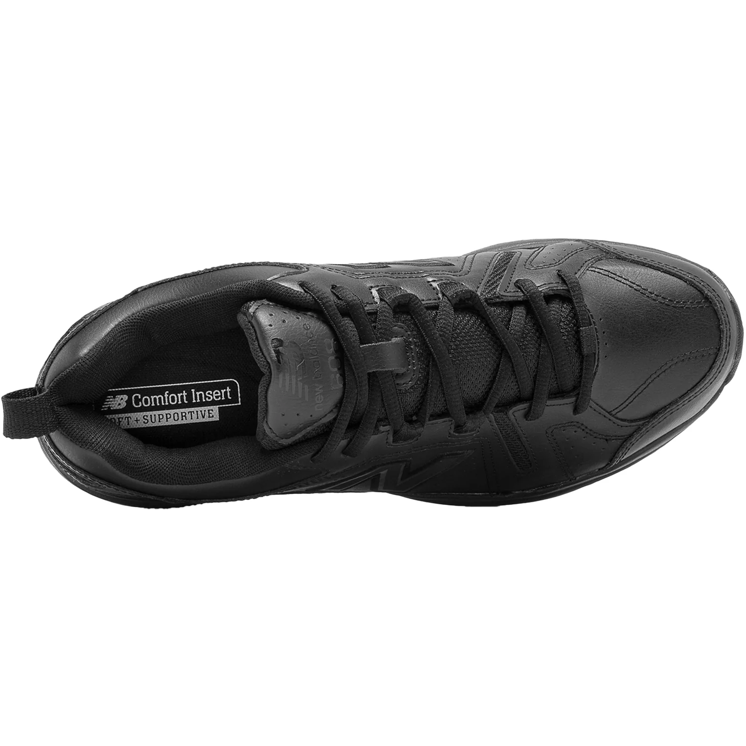 New Balance MX608AB5 - Slip Resistant Men's Athletic Shoes Black Leather - Image 2