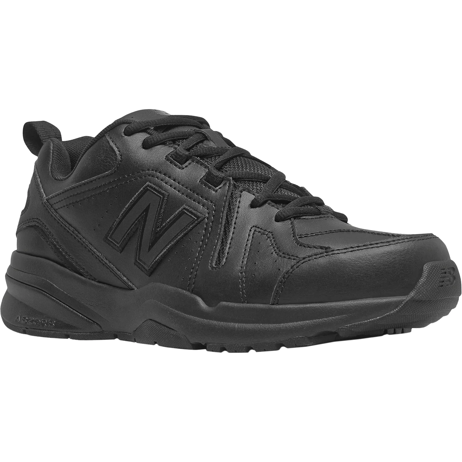 New Balance MX608AB5 - Slip Resistant Men's Athletic Shoes Black Leather - Image 5