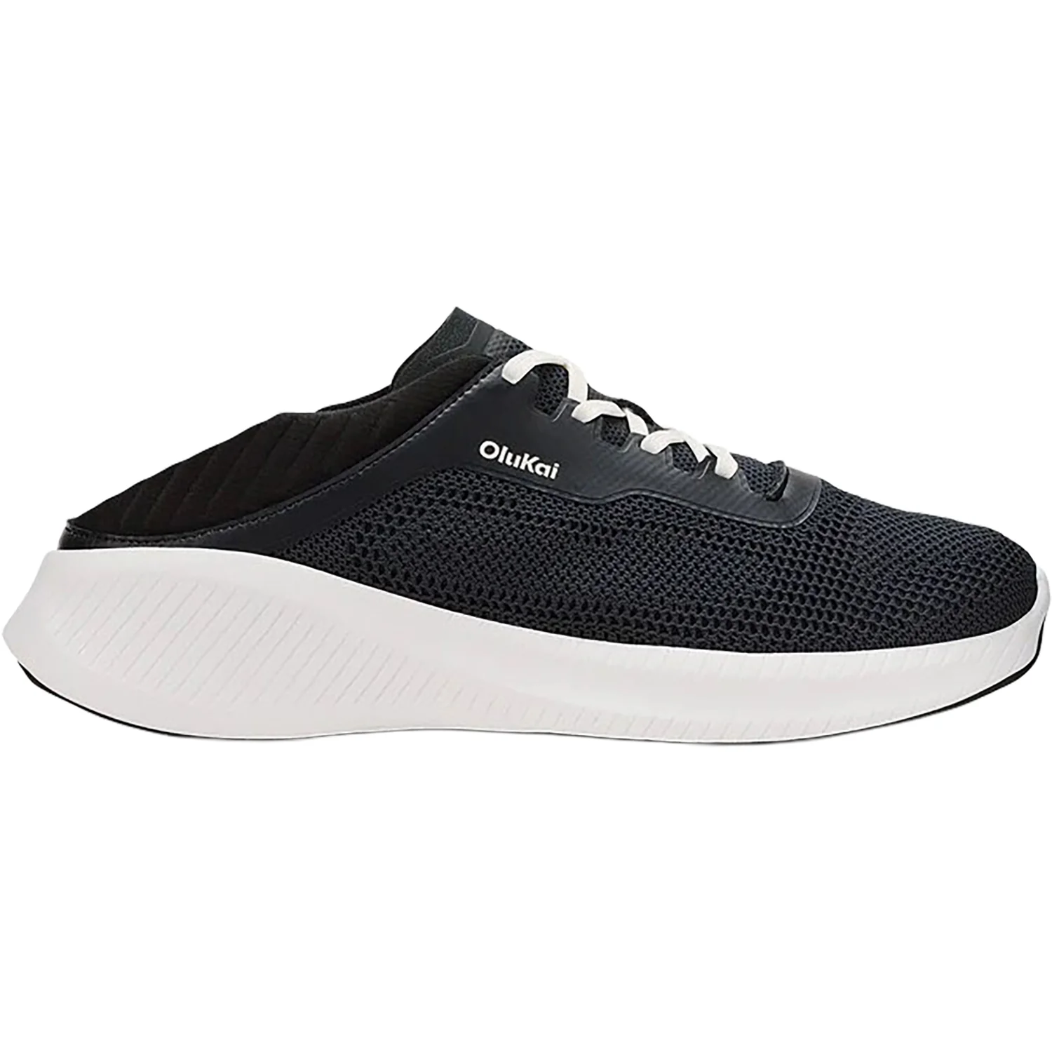 OluKai Island Hopper Men's Lace Up Shoes Lava Rock/Lava Rock Mesh - Image 2