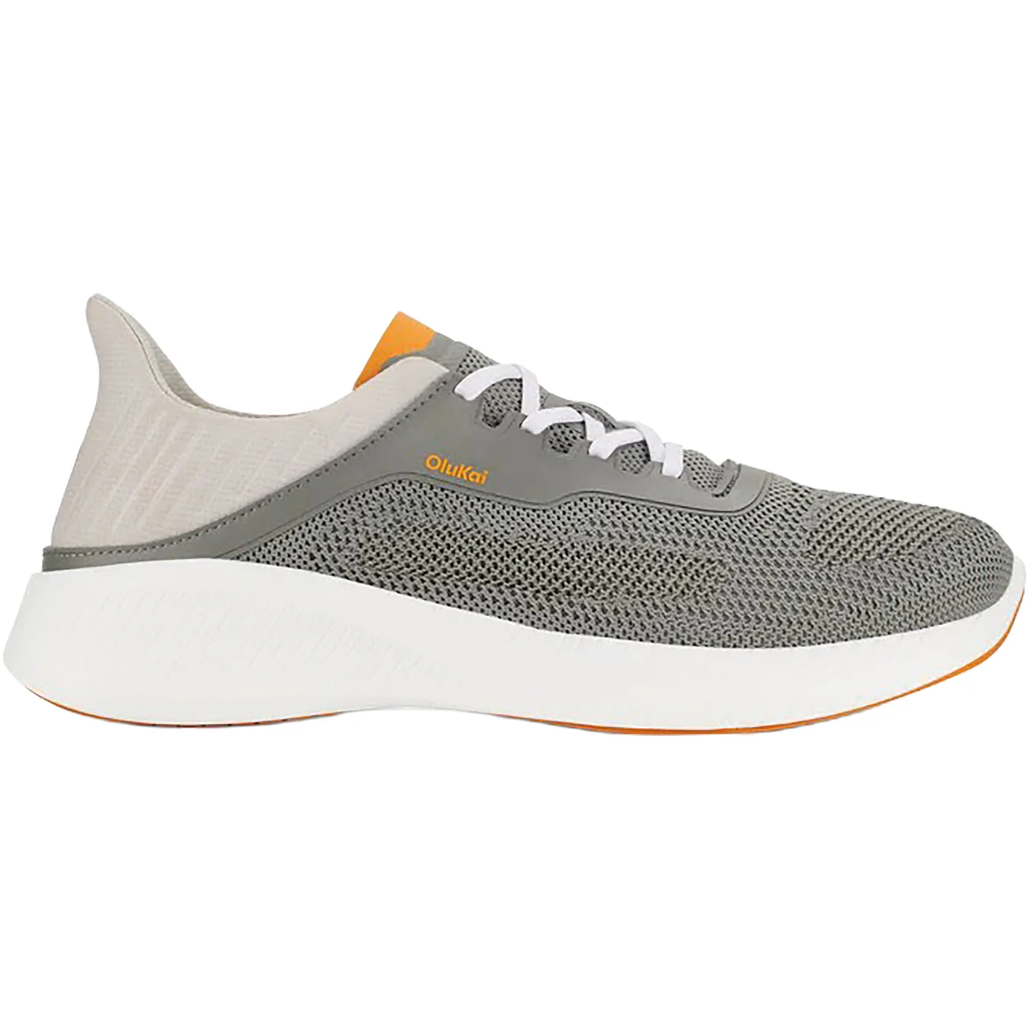 OluKai Island Hopper Men's Lace Up Shoes Storm Grey/Storm Grey Mesh
