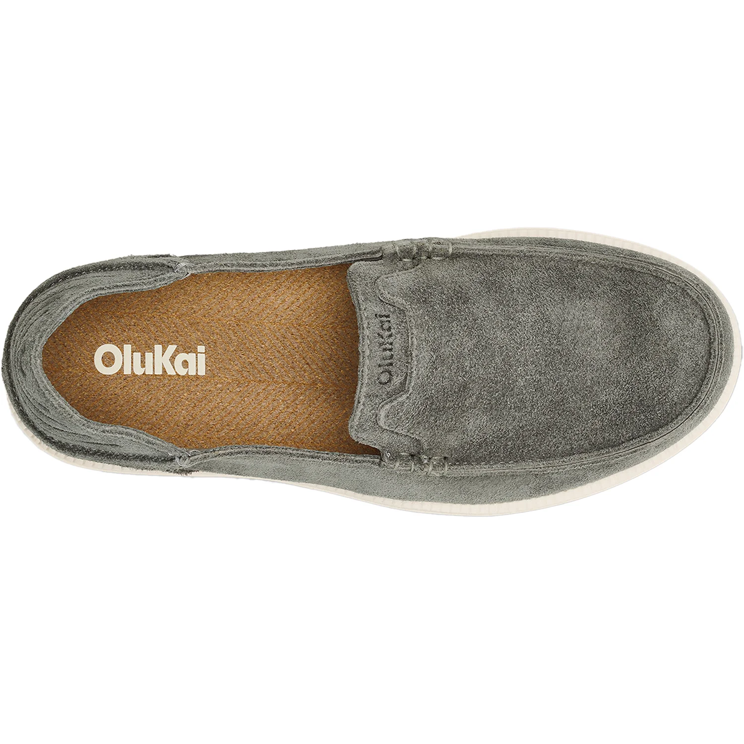 Olukai Kakaha Nia Men's Slip Ons Ash/Ash - Image 3