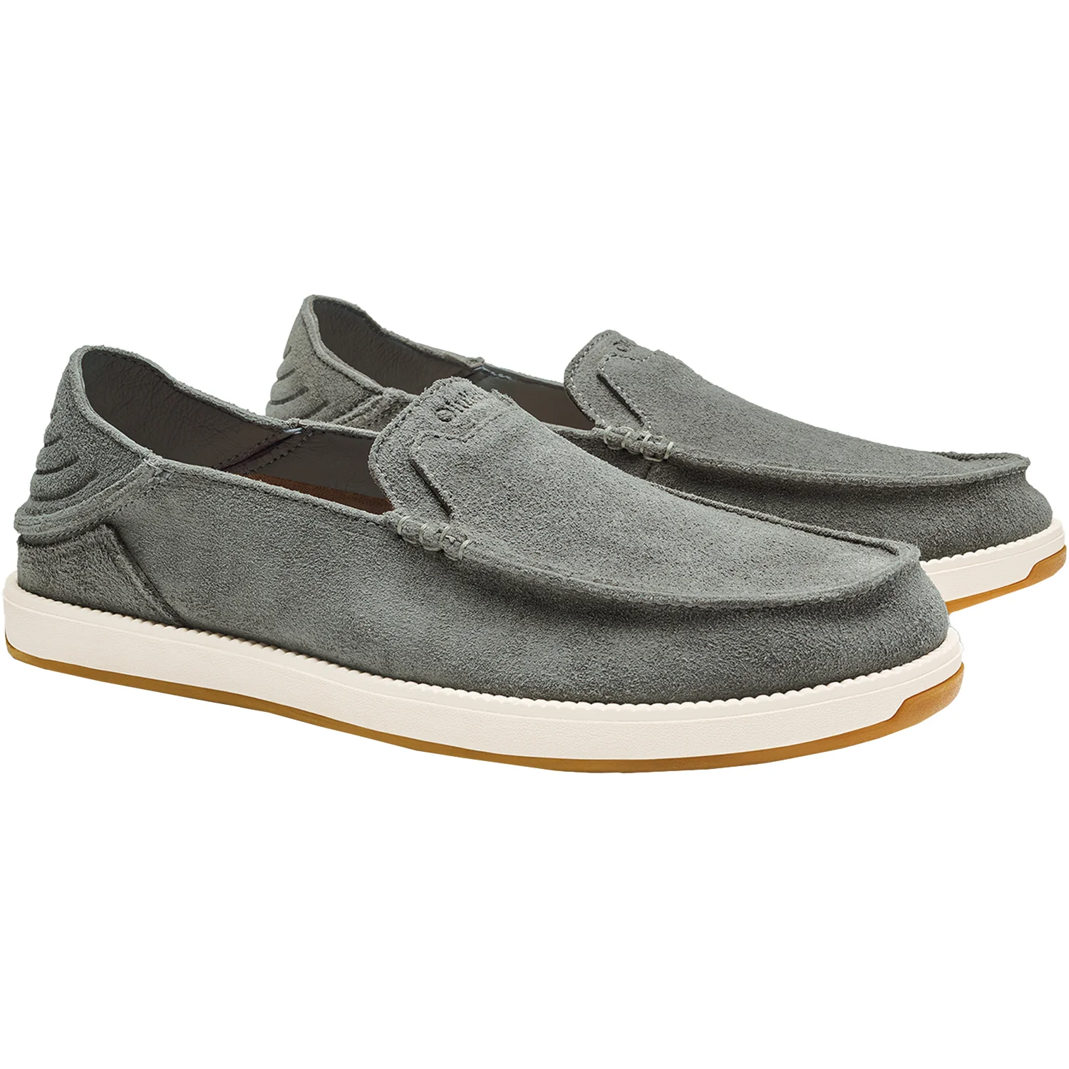 Olukai Kakaha Nia Men's Slip Ons Ash/Ash - Image 5