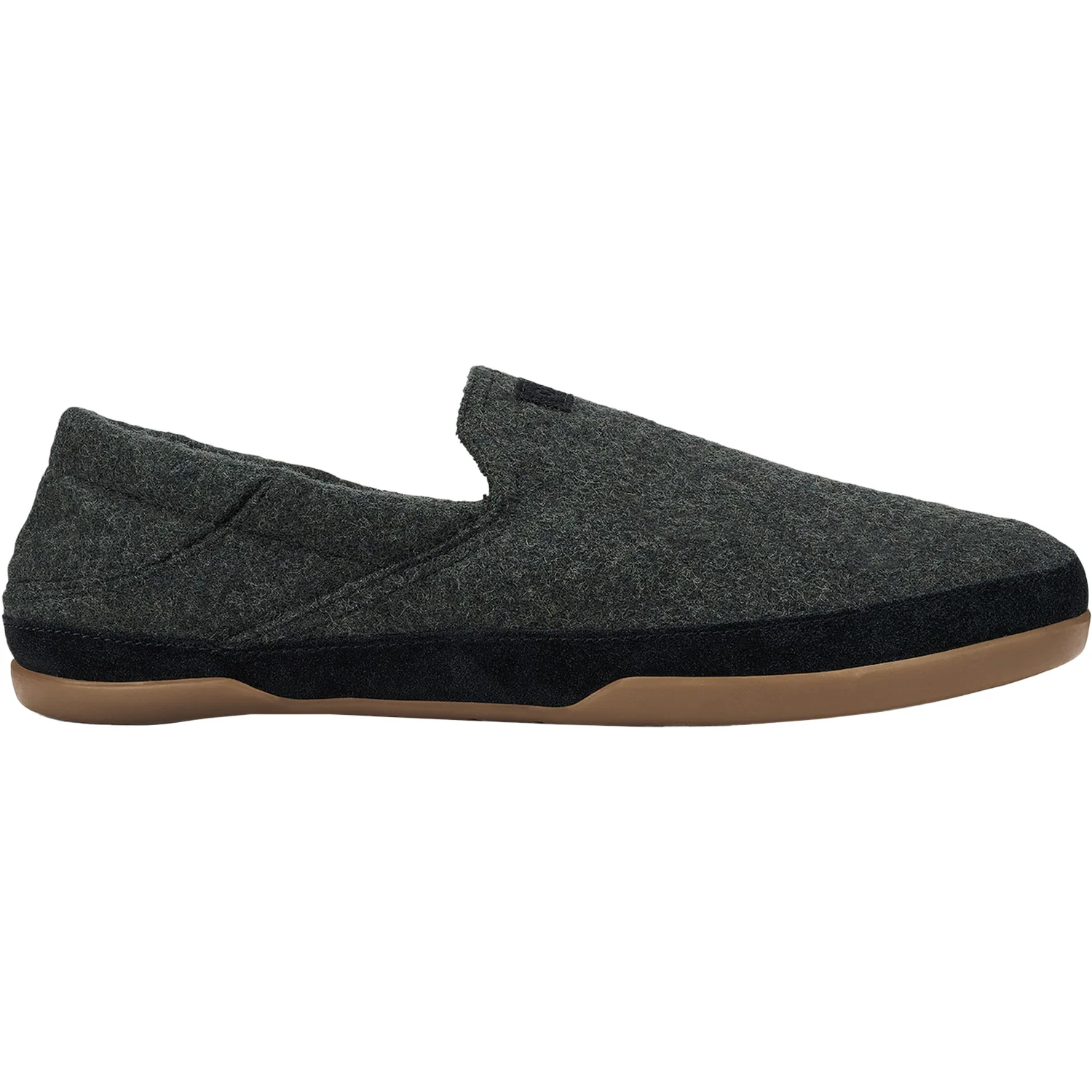 OluKai Kalawa Men's Slippers Closed Back Dark Shadow/Dark Shadow