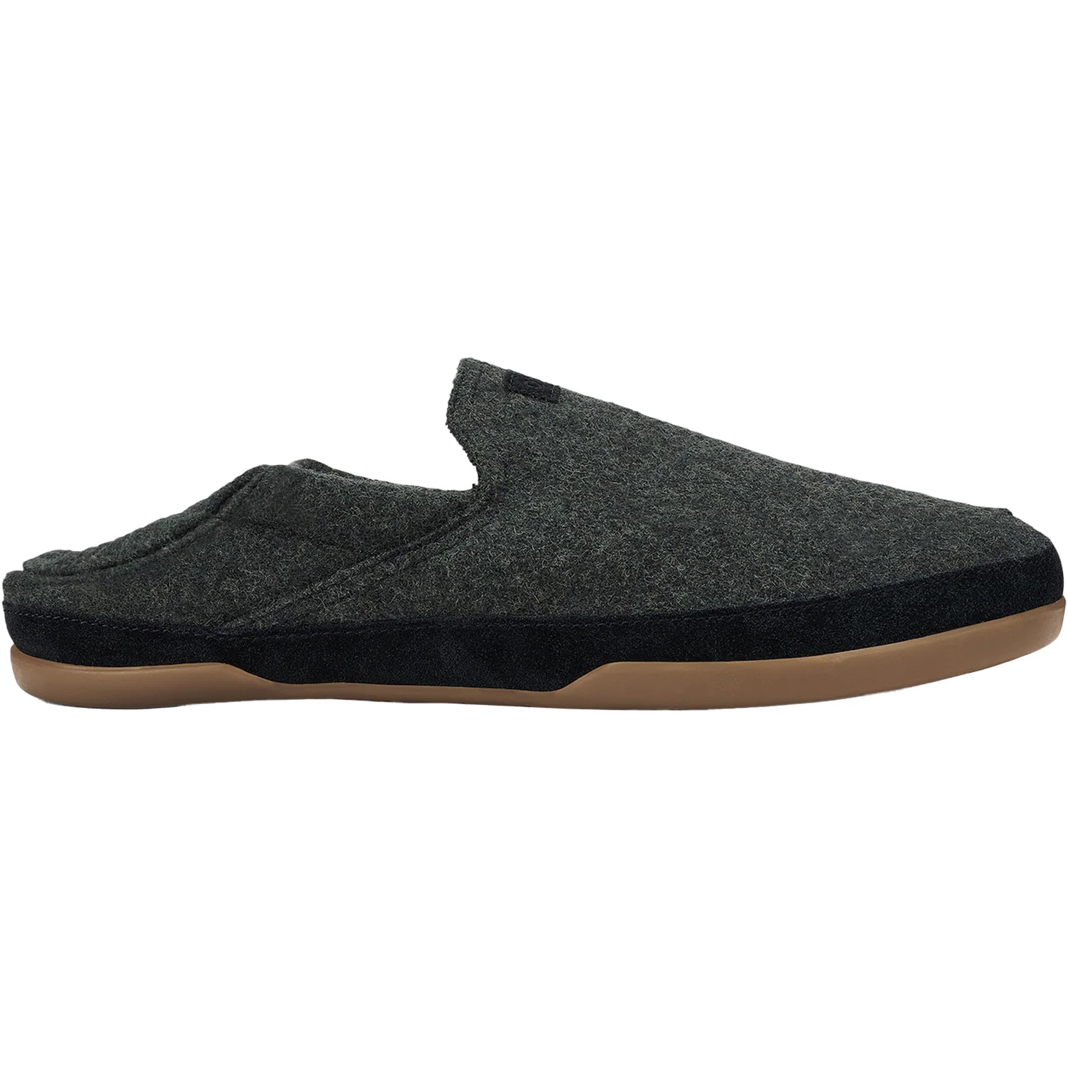 OluKai Kalawa Men's Slippers Closed Back Dark Shadow/Dark Shadow - Image 2