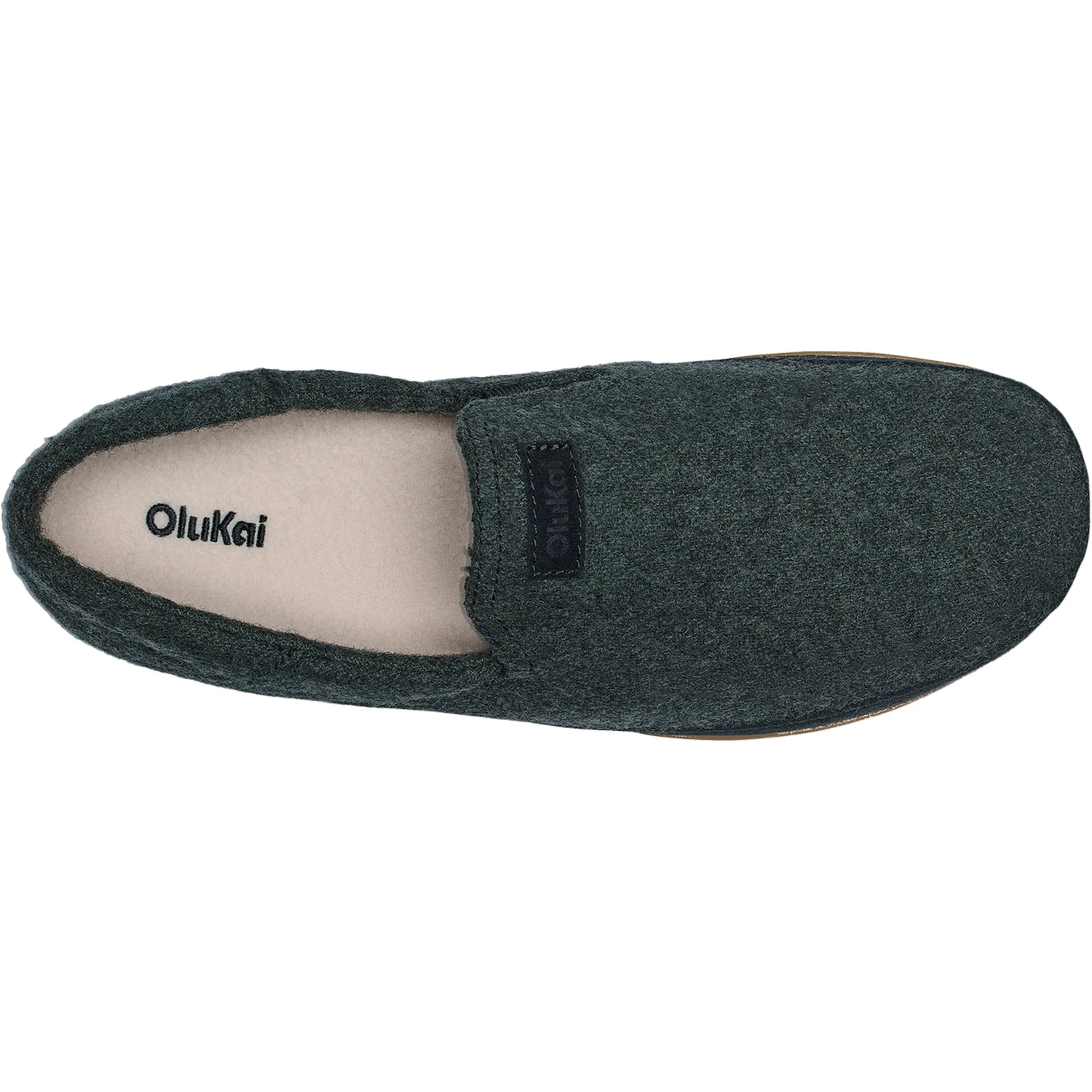 OluKai Kalawa Men's Slippers Closed Back Dark Shadow/Dark Shadow - Image 3