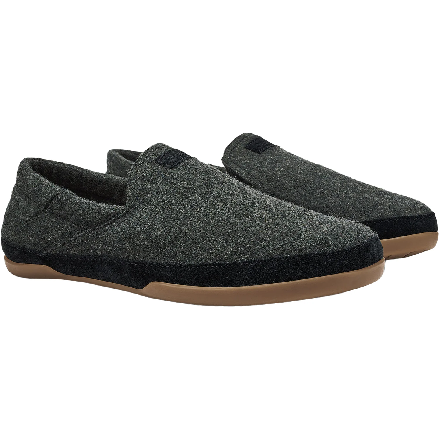 OluKai Kalawa Men's Slippers Closed Back Dark Shadow/Dark Shadow - Image 5