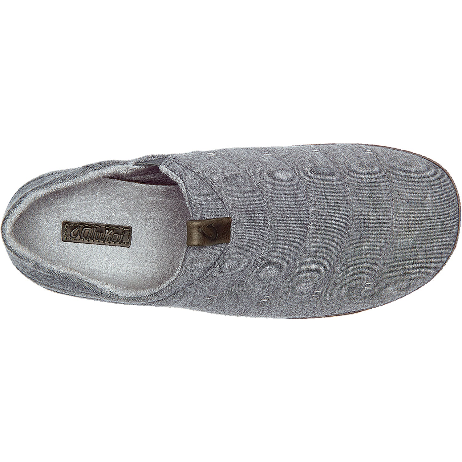OluKai Mahana Men's Jersey Slippers Dark Shadow Jersey Knit - Image 2