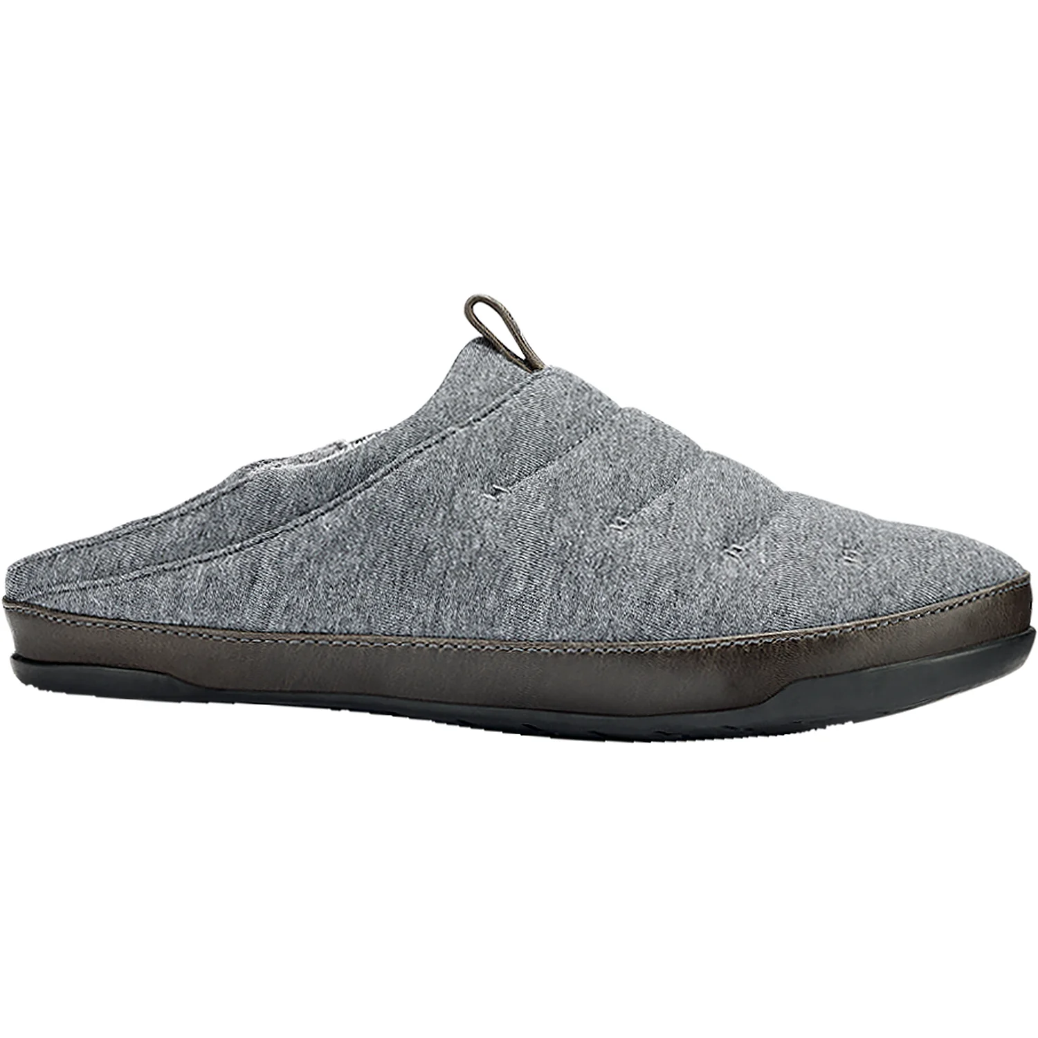 OluKai Mahana Men's Jersey Slippers Dark Shadow Jersey Knit - Image 3