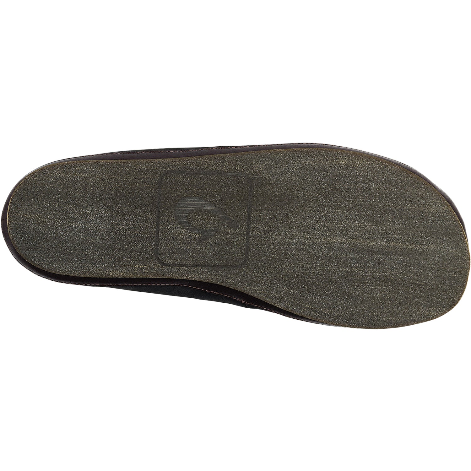 Olukai Moloa Slipper Men's Closed Back Slippers Black/Dark Java Nubuck - Image 4
