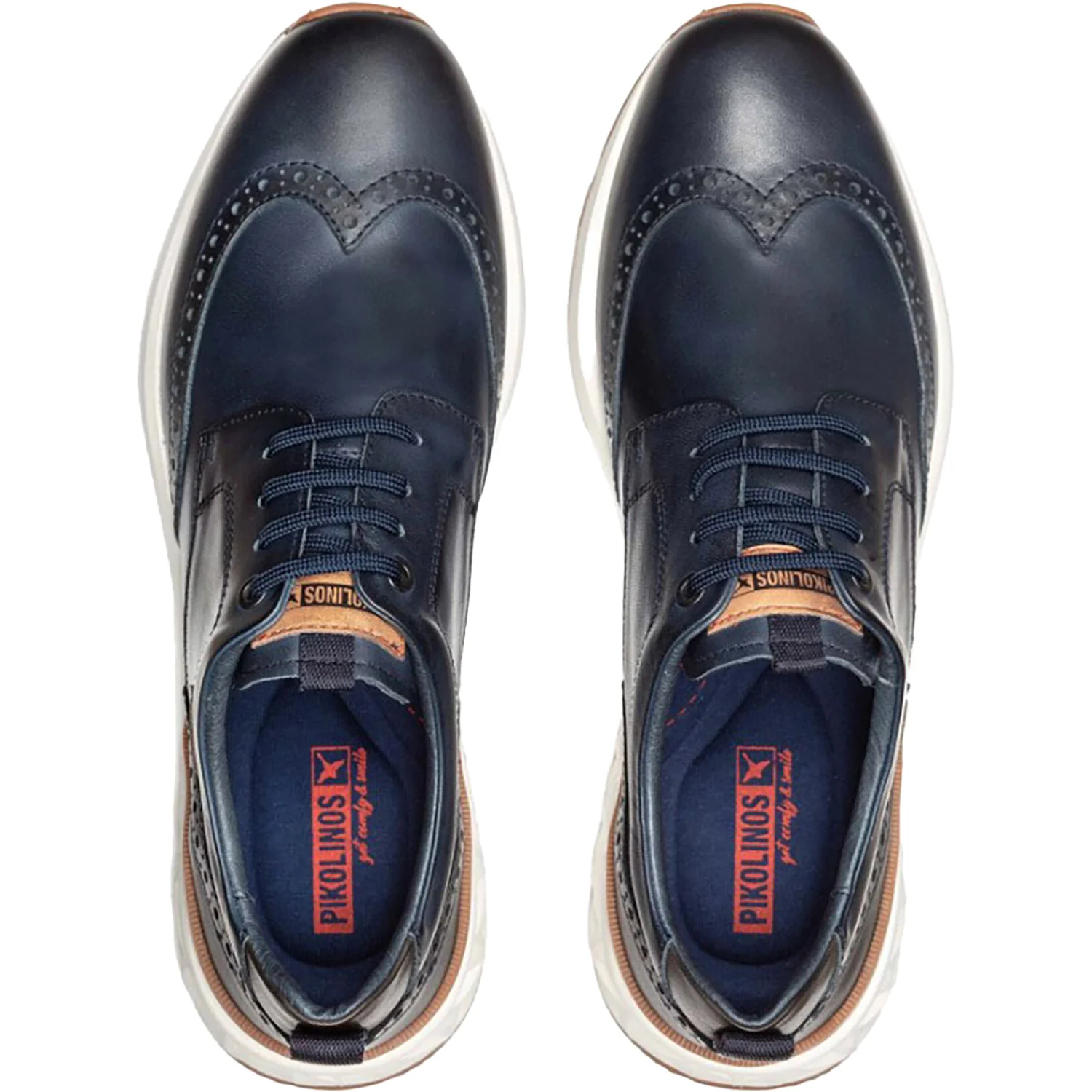 Pikolinos Aranda M8R-4019C1 Men's Shoes Blue Leather - Image 2