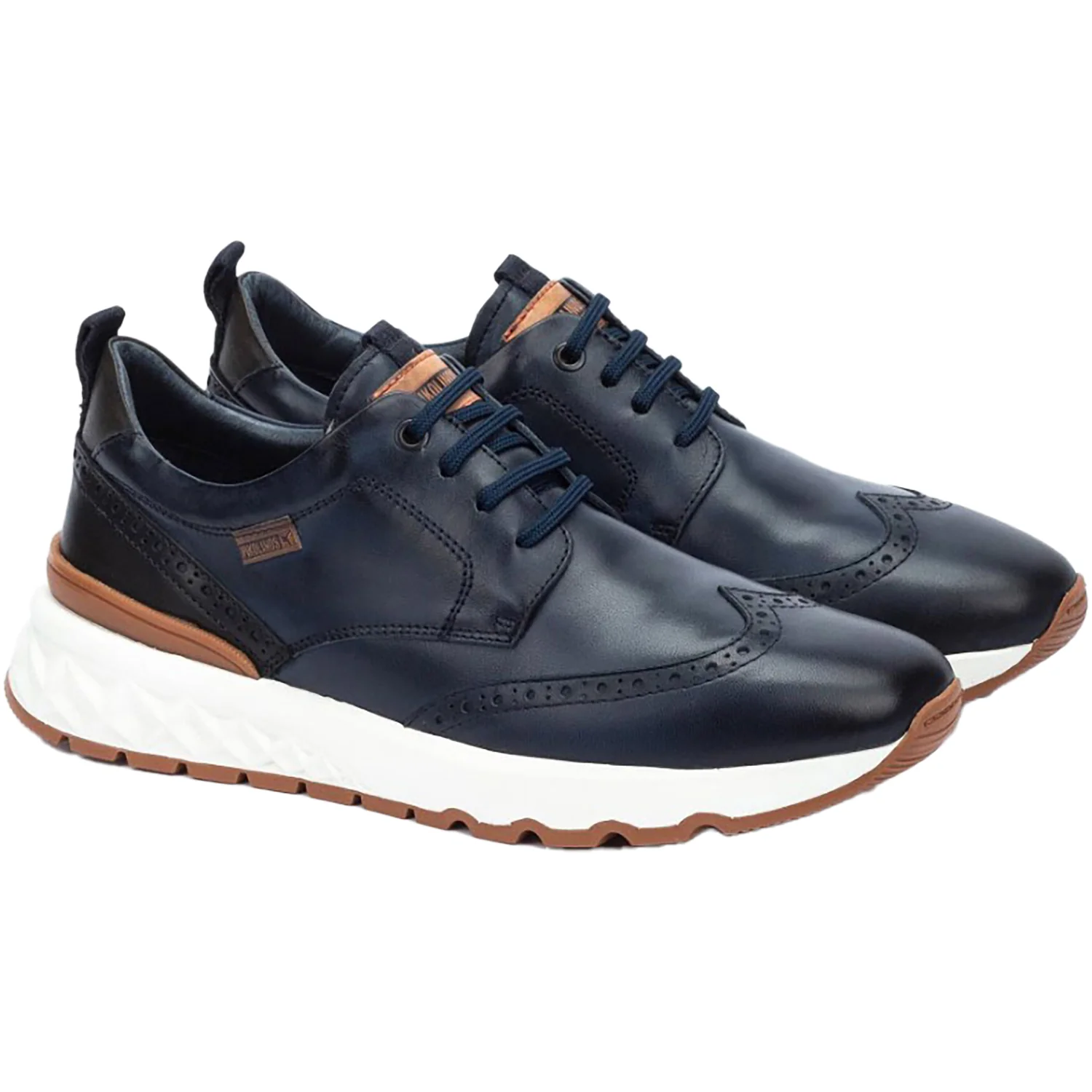 Pikolinos Aranda M8R-4019C1 Men's Shoes Blue Leather - Image 4