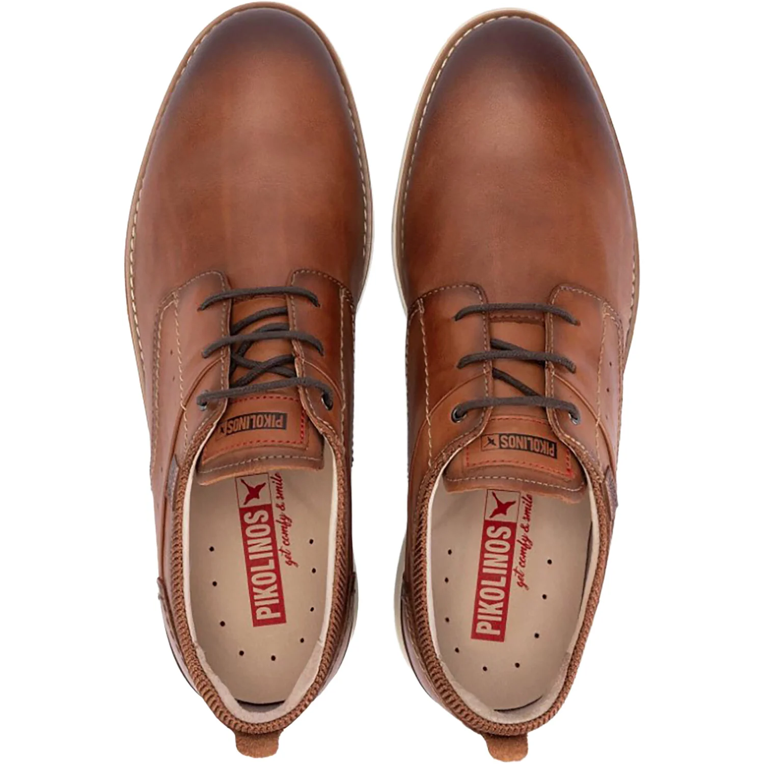 Pikolinos Manacor M1A-4276C1 Men's Lace Up Shoes Brandy - Image 2