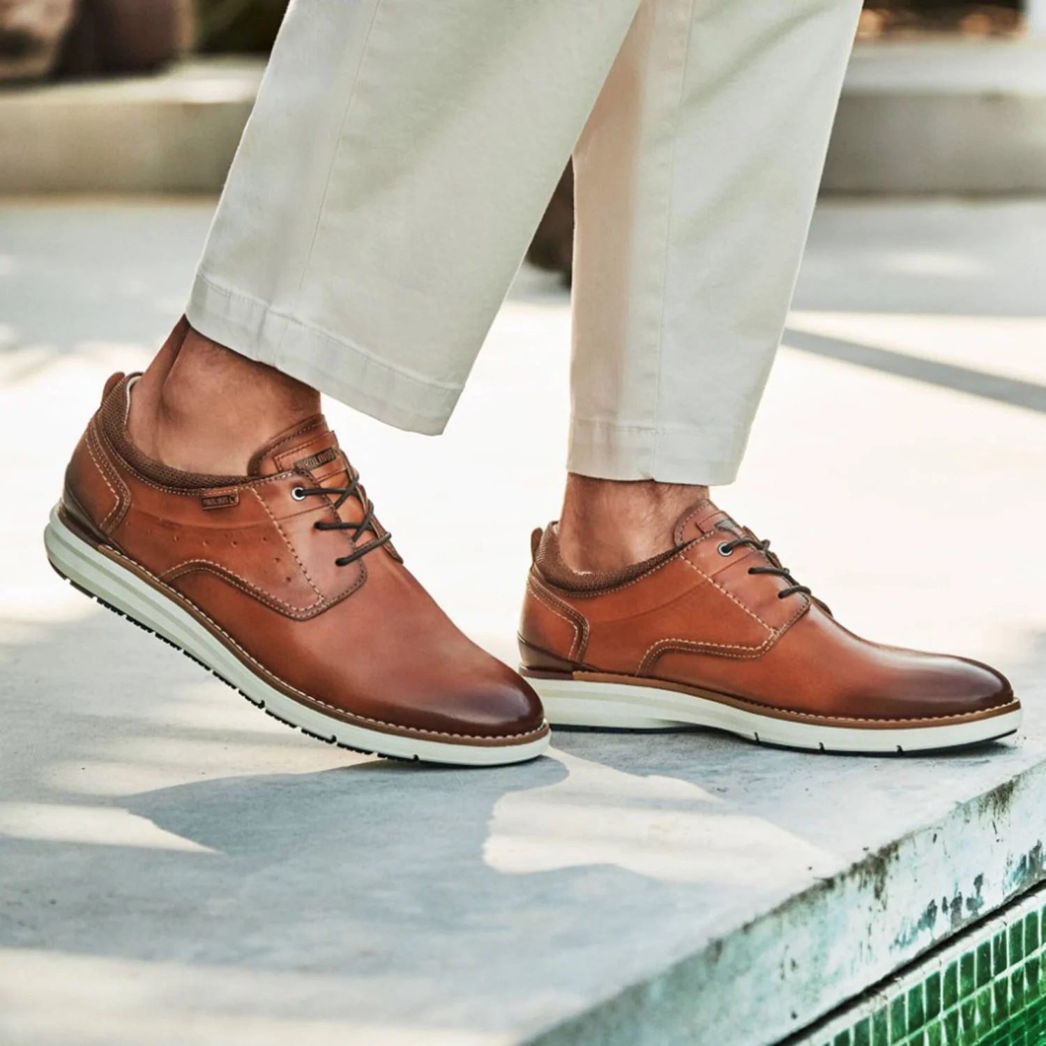 Pikolinos Manacor M1A-4276C1 Men's Lace Up Shoes Brandy - Image 7