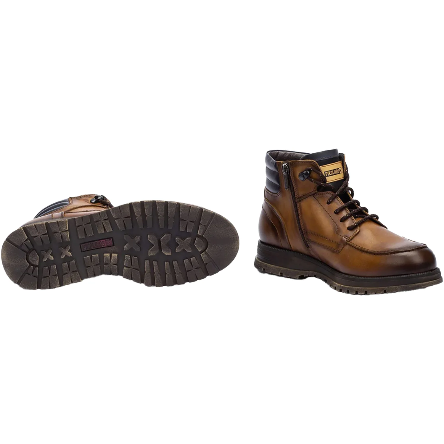 Pikolinos Zamora M9K-8028C1 Men's Boots Brandy Leather - Image 4