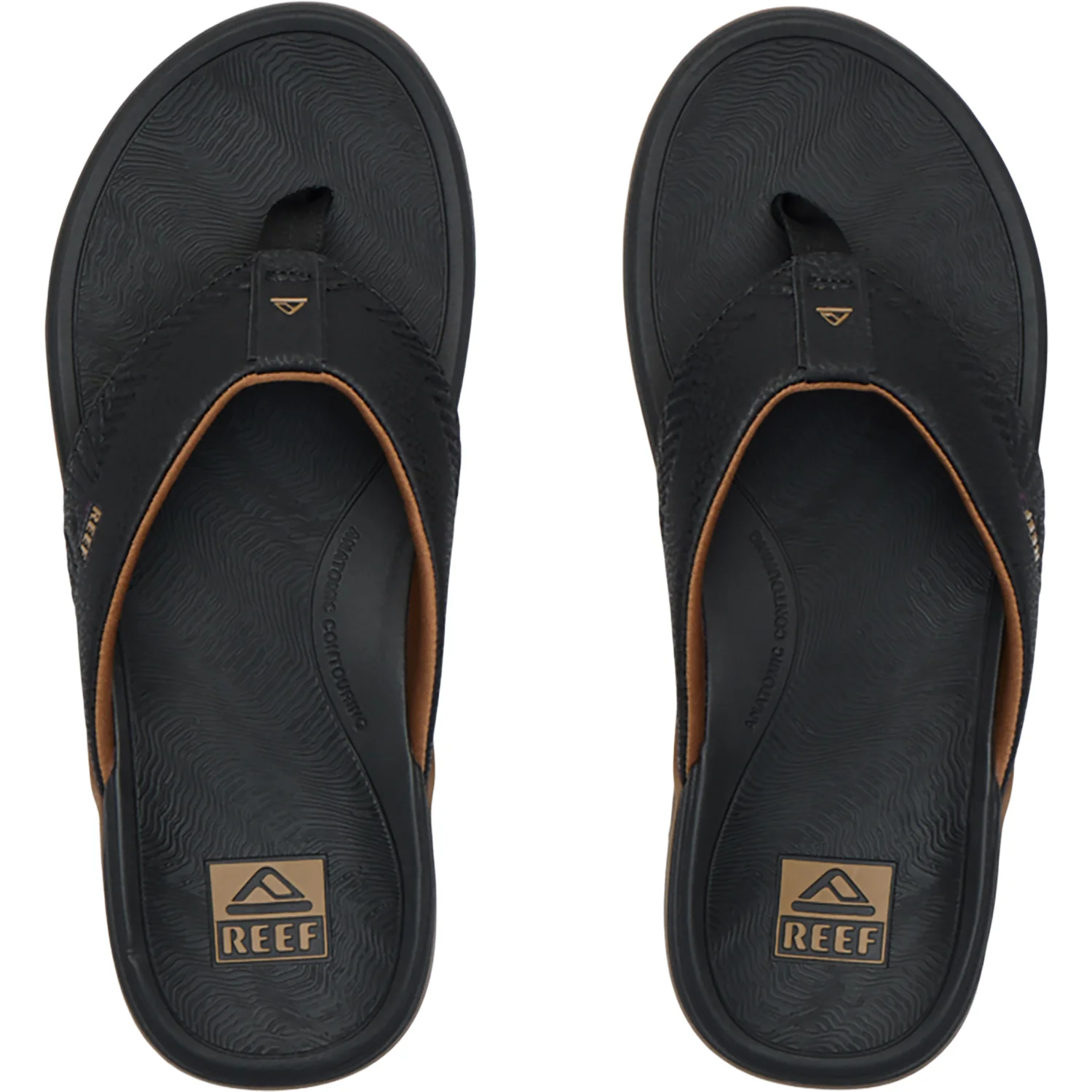 Reef Offshore Men's Sandals Thong Sandals Black/Gum - Image 2