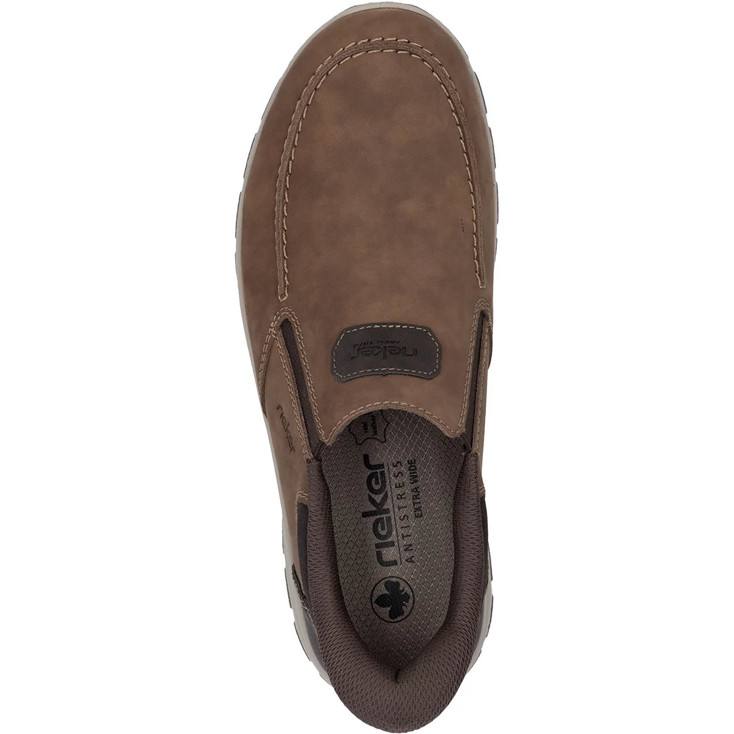 Rieker 03655-24 Hands-Free Men's Slip Ons Brown Leather - Image 2