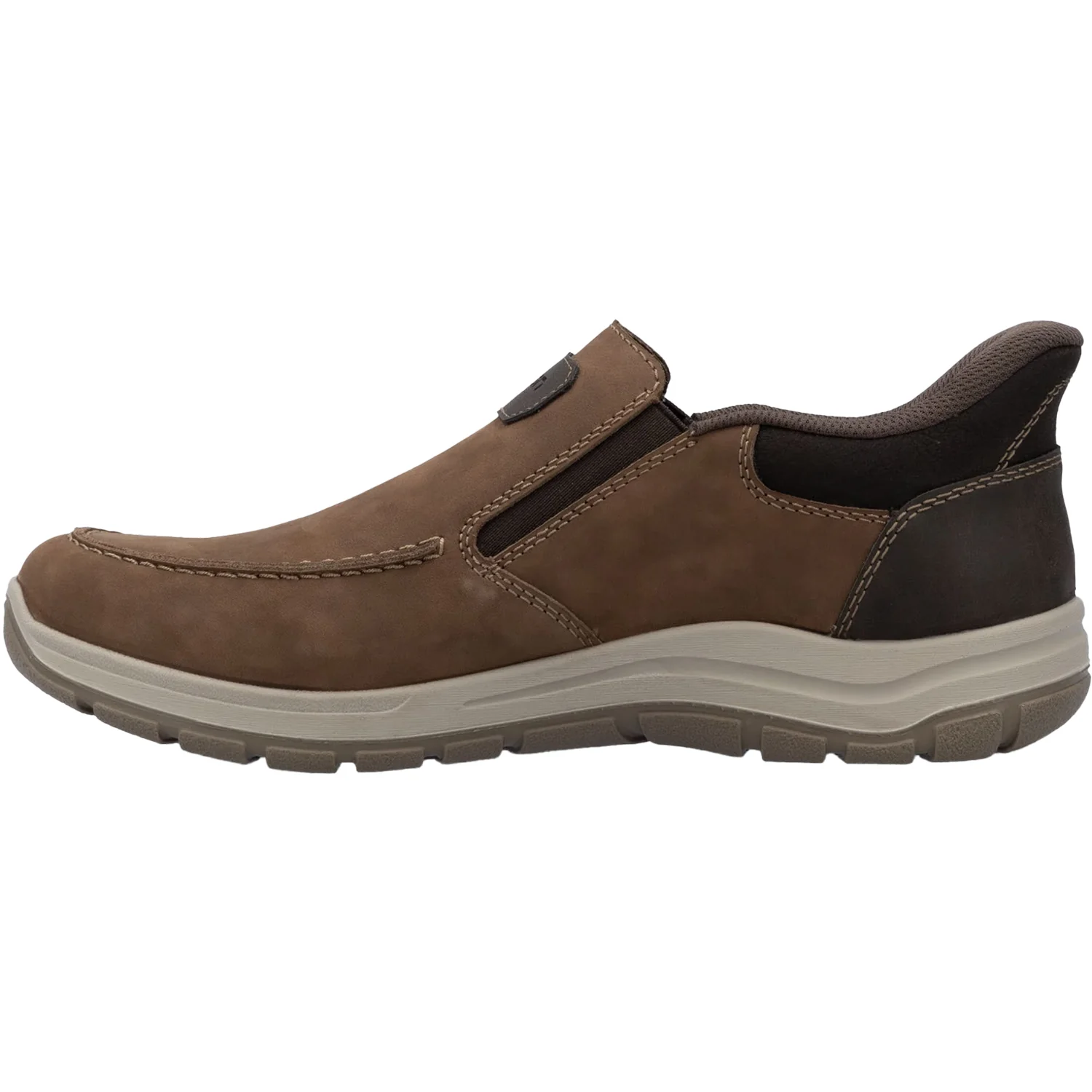 Rieker 03655-24 Hands-Free Men's Slip Ons Brown Leather - Image 3