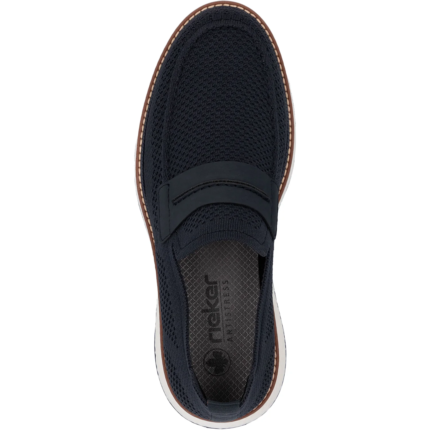 Rieker 04451-14 Men's Shoes Marino/Pazifik Mesh - Image 2