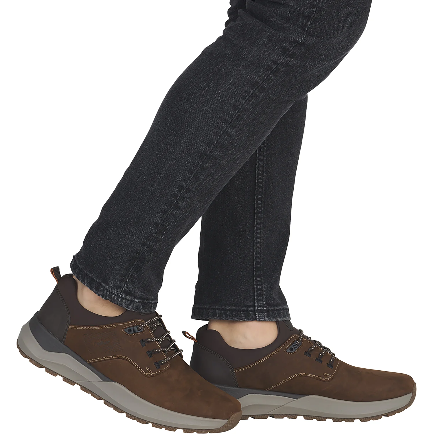 Rieker 06050-22 Thorben Men's Lace Up Shoes Noce/Moro/Braun Leather - Image 6