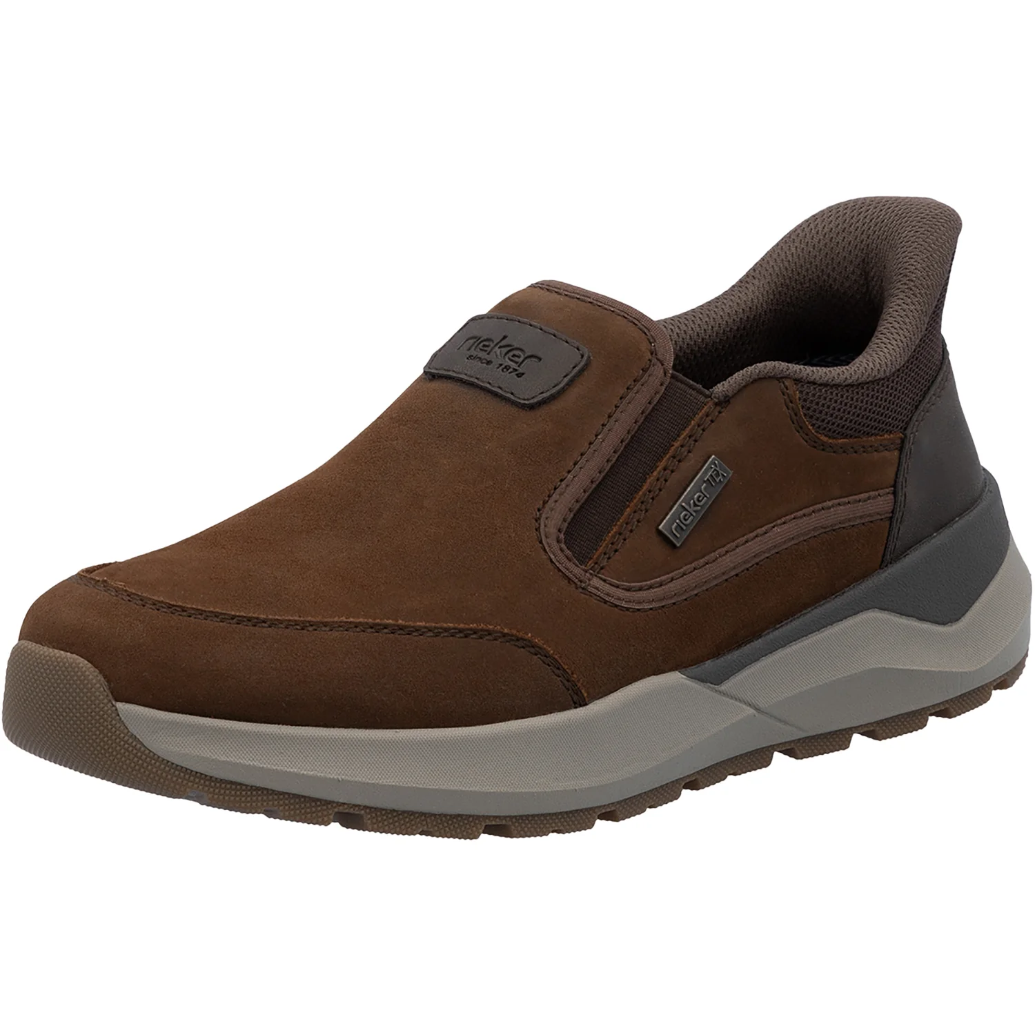 Rieker 06052-22 Thorben Men's Slip Ons Noce/Moro/Schoko - Image 5