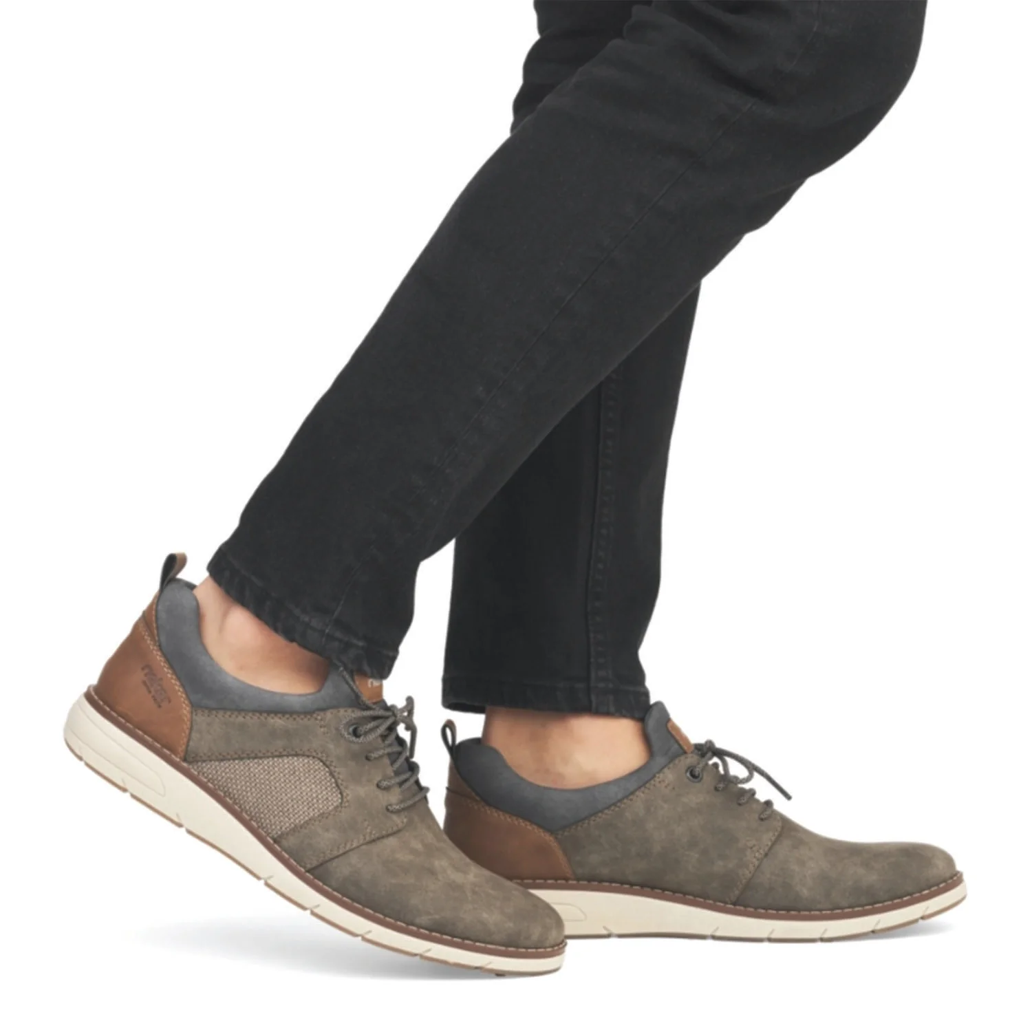 Rieker 11351-25 Dustin 51 Men's Slip Ons Kaffee/Fango/Rauch/Nuss Synthetic - Image 5
