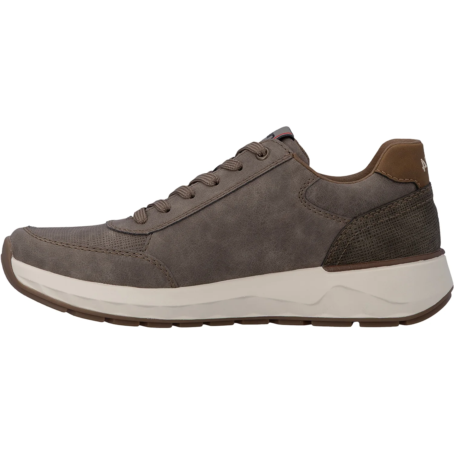 Rieker 11504-64 Men's Lace Up Shoes Pfeffer/Kaffee - Image 3