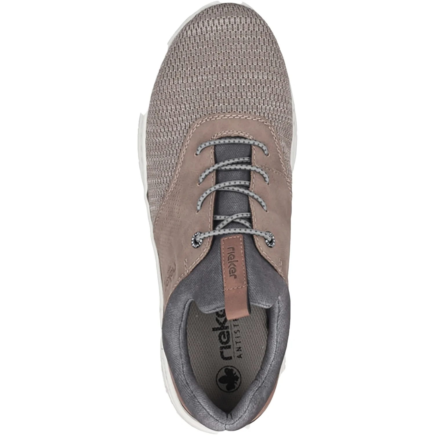 Rieker 13150-64 Men's Slip Ons Kiesel/Fango/Nuss/Rauch Synthetic - Image 2